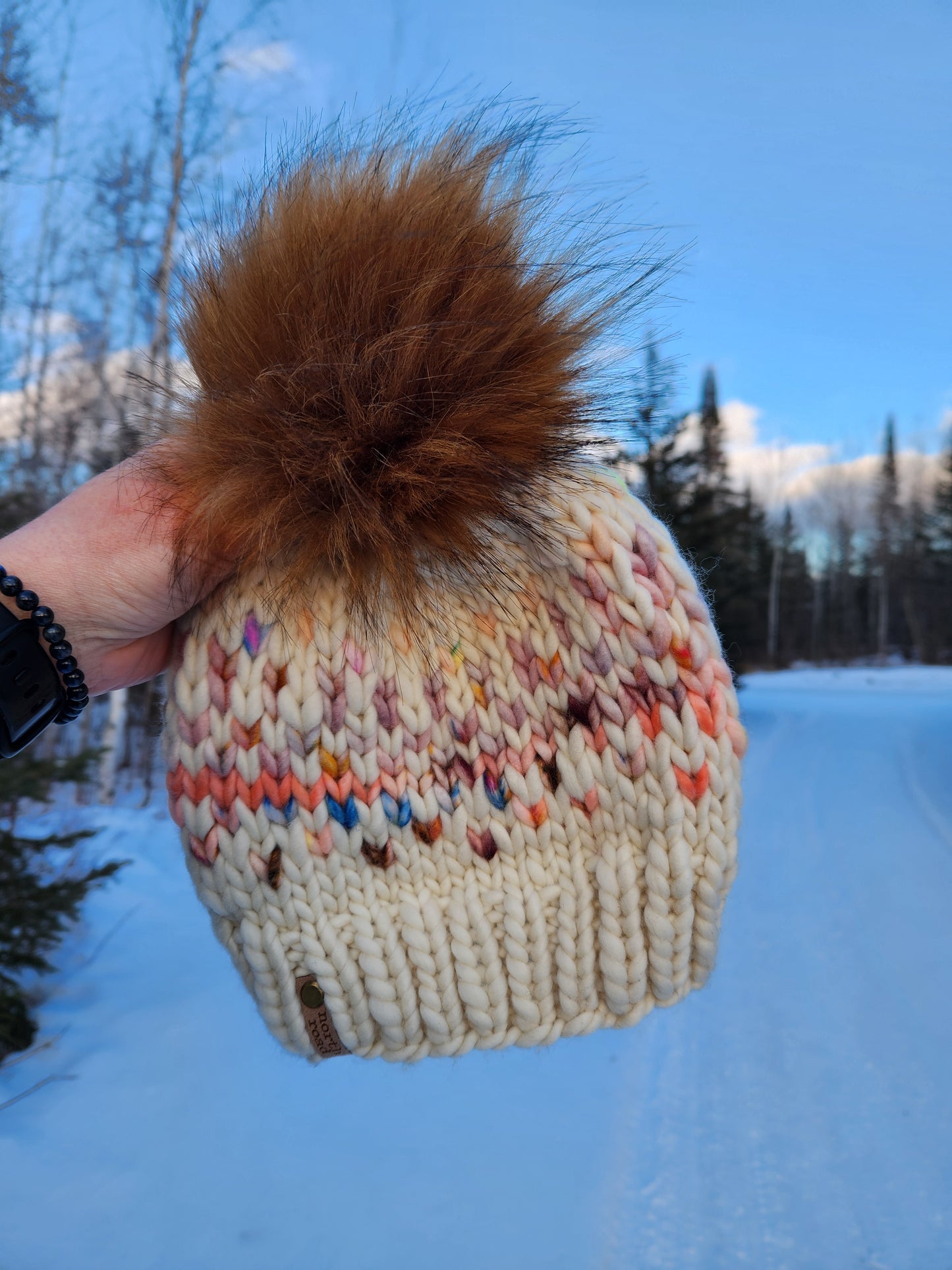 Merino Wool Pom Hat