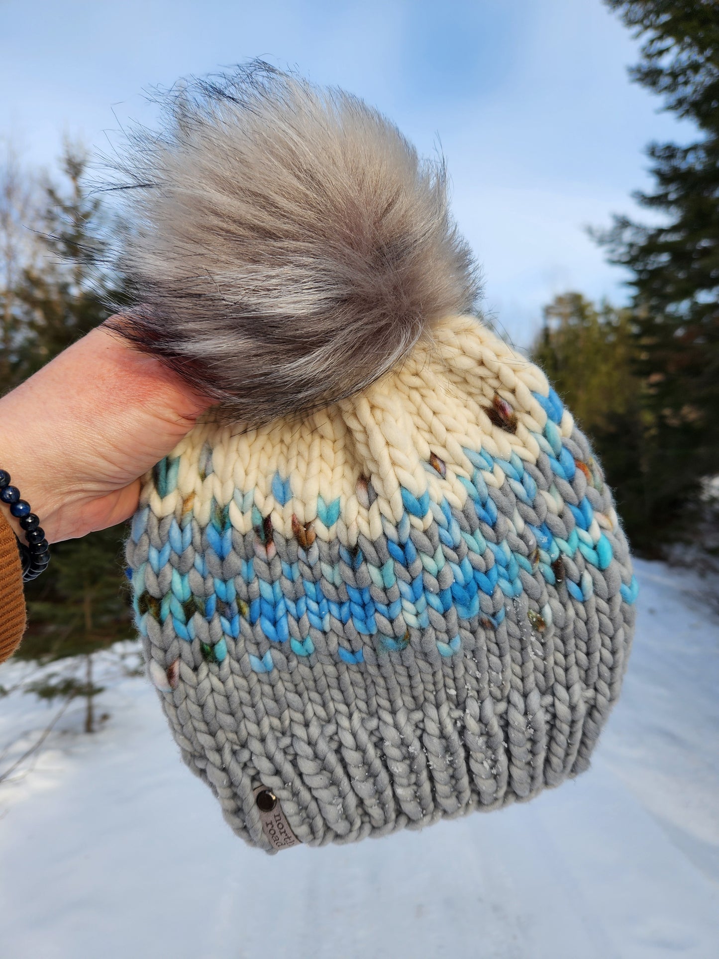 Merino Wool Pom Hat