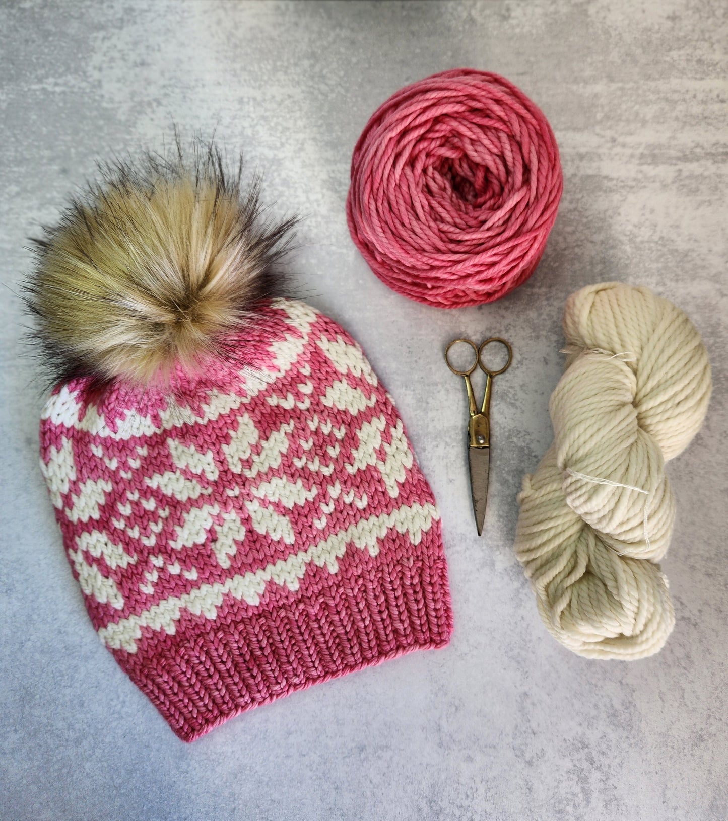 Merino Wool Pom Hat