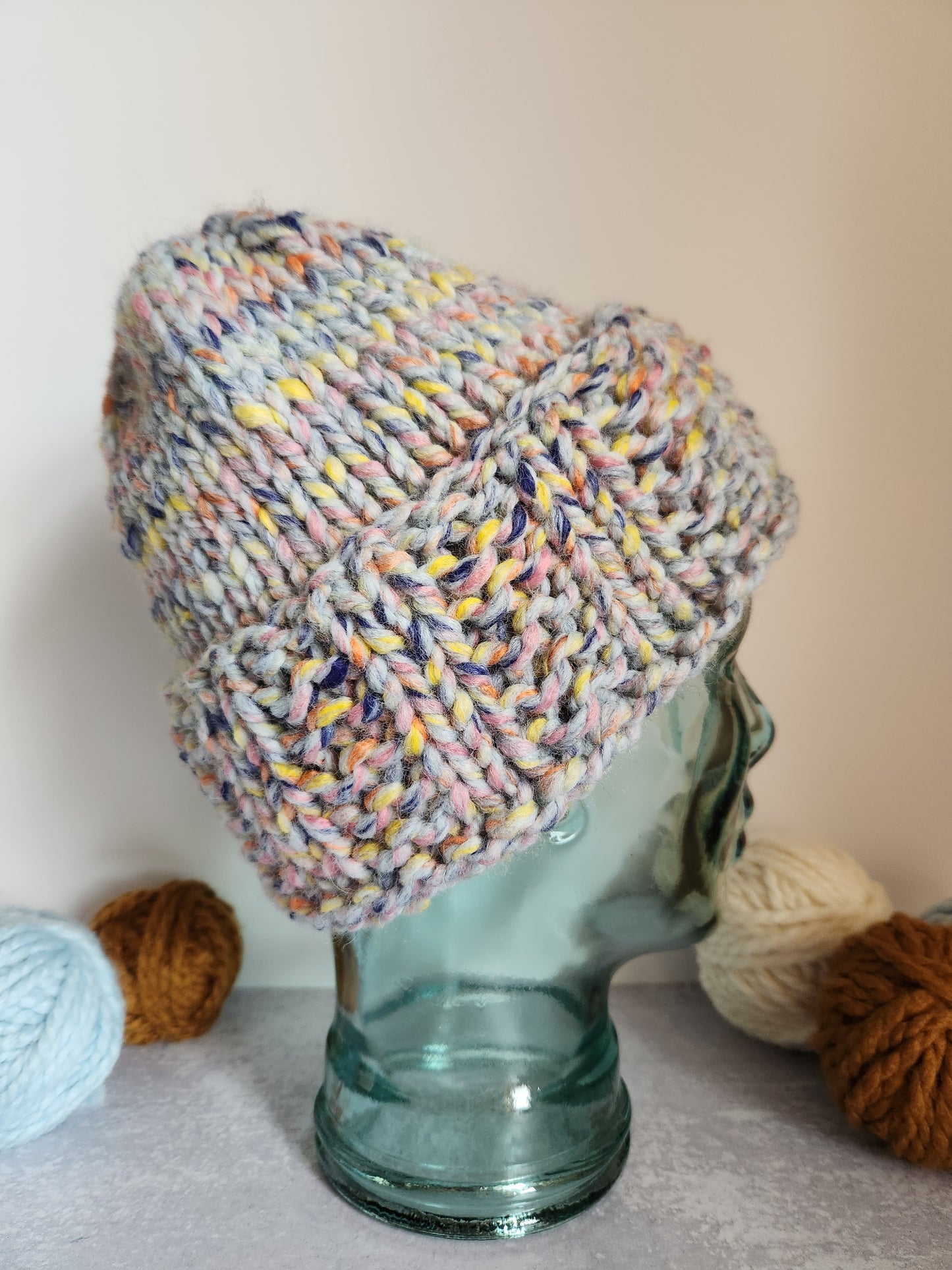 Wool Blend Hat and Cowl Set