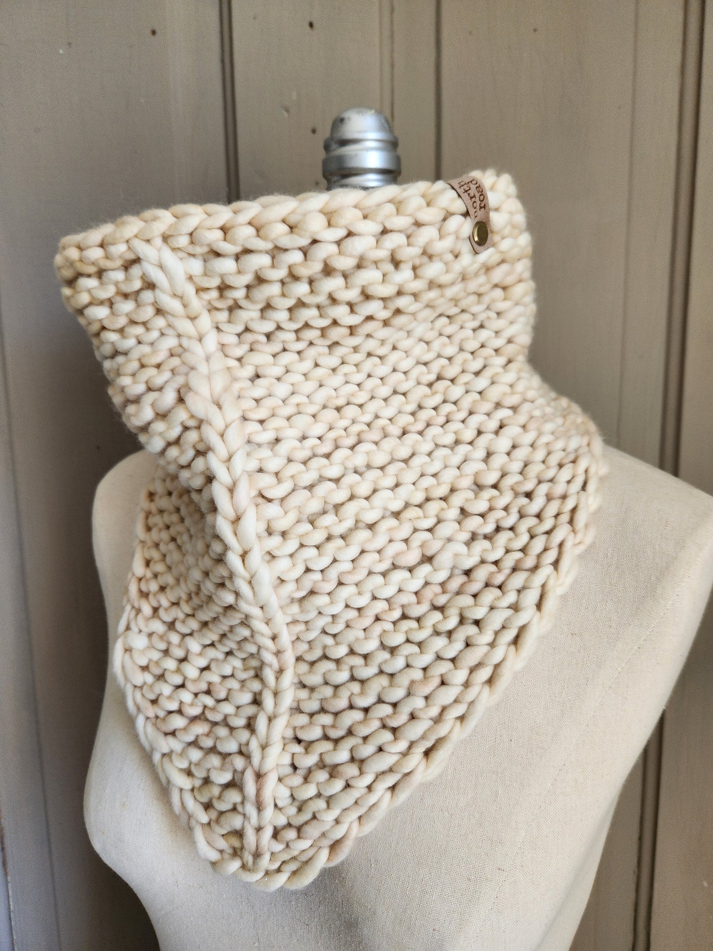 Merino Wool Bandana Cowl