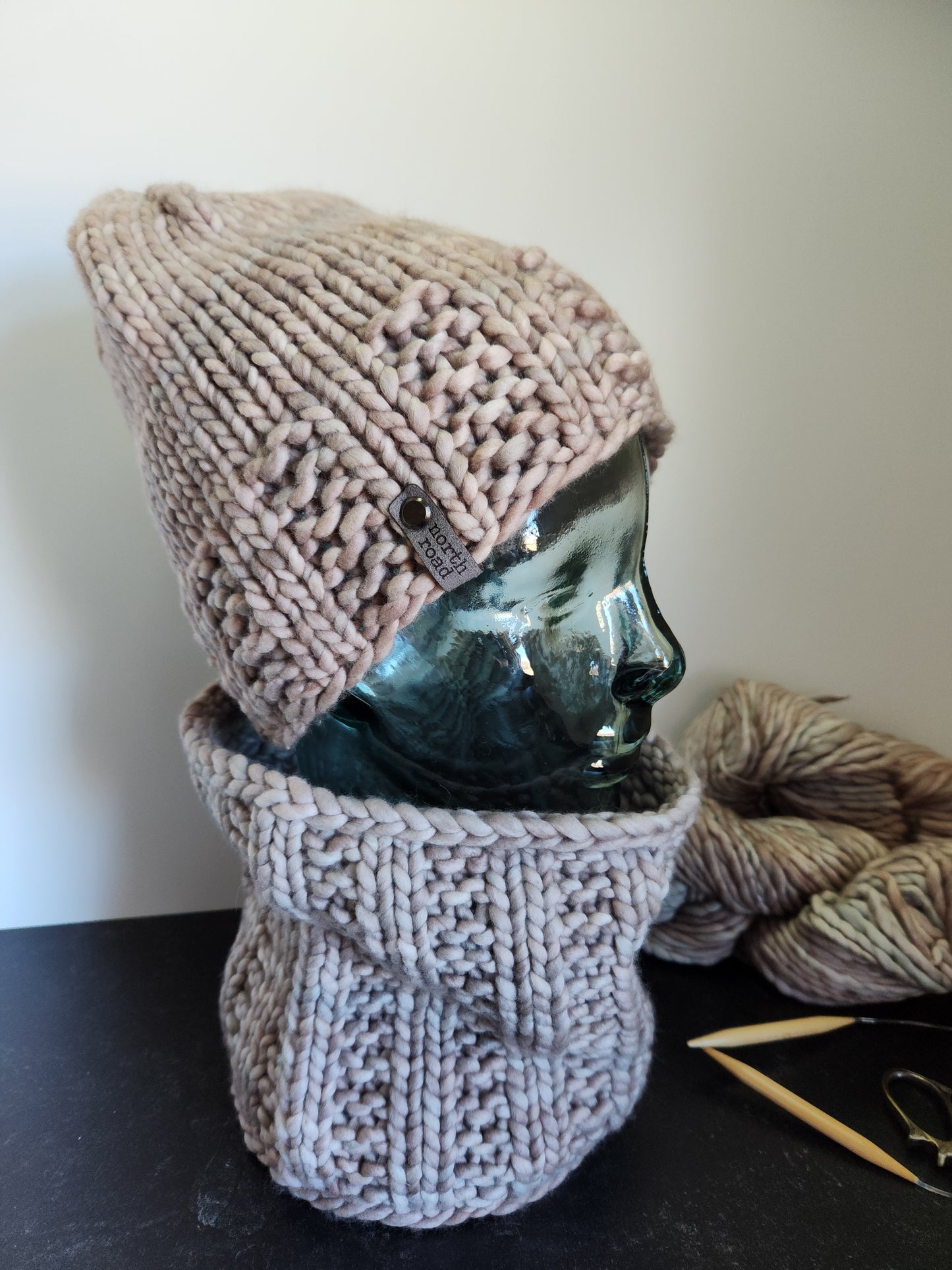 Merino Wool Hat and Cowl Set