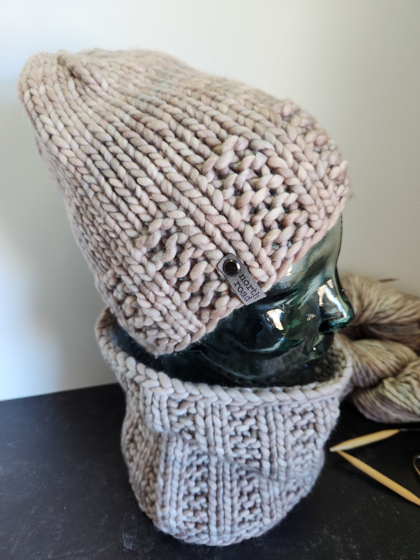 Merino Wool Hat and Cowl Set