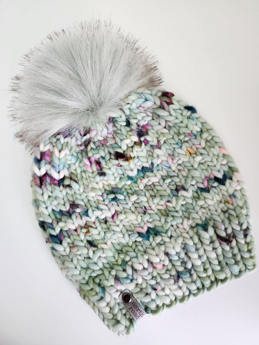 Merino Wool Pom Hat