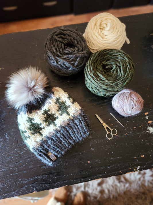 Wool Pom Hat