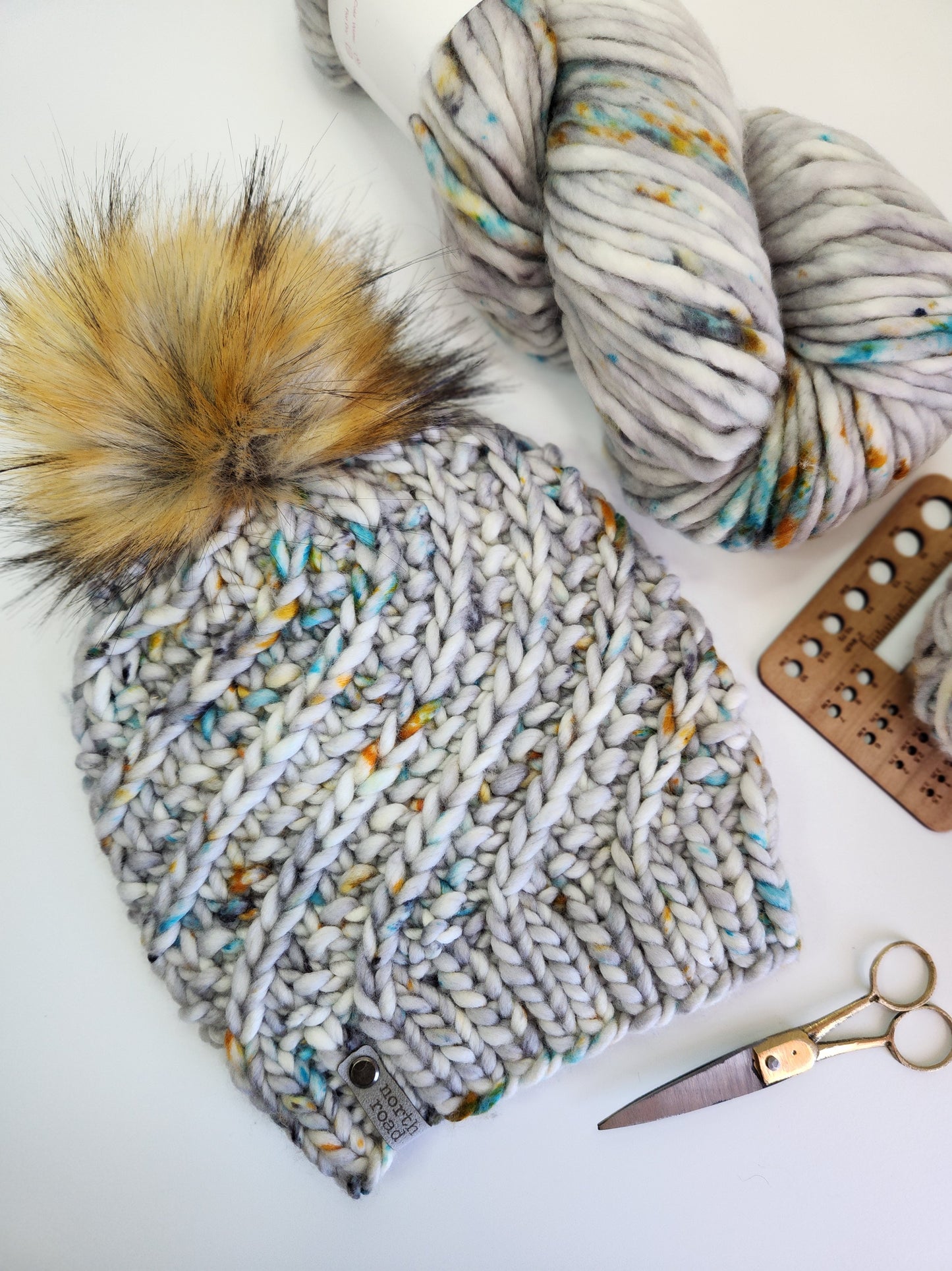 Merino Wool Pom Hat