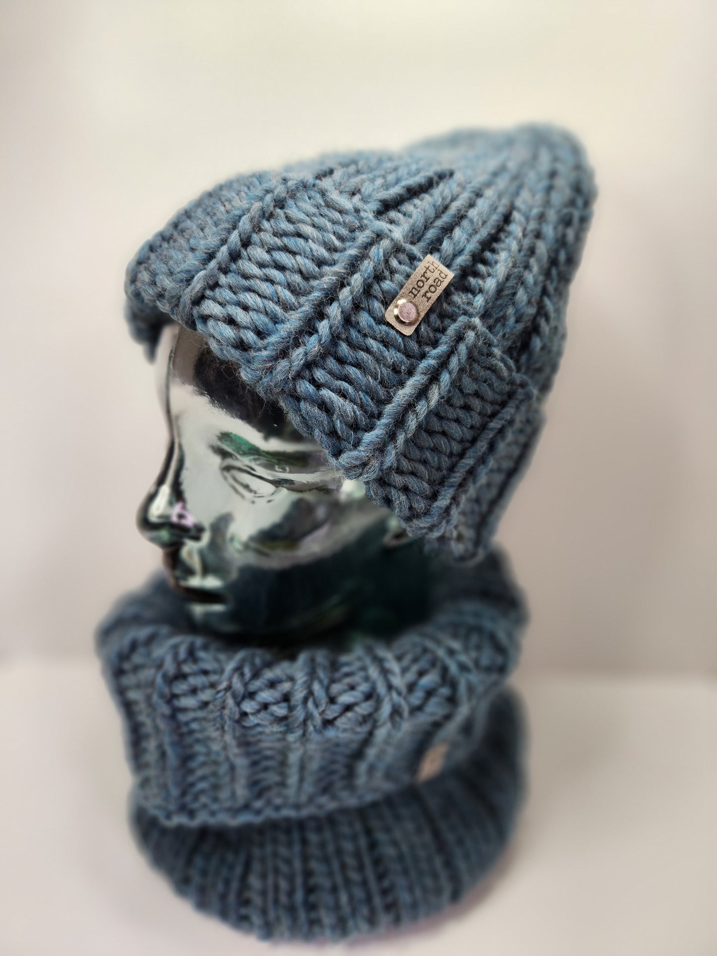 Wool Hat and Cowl Set