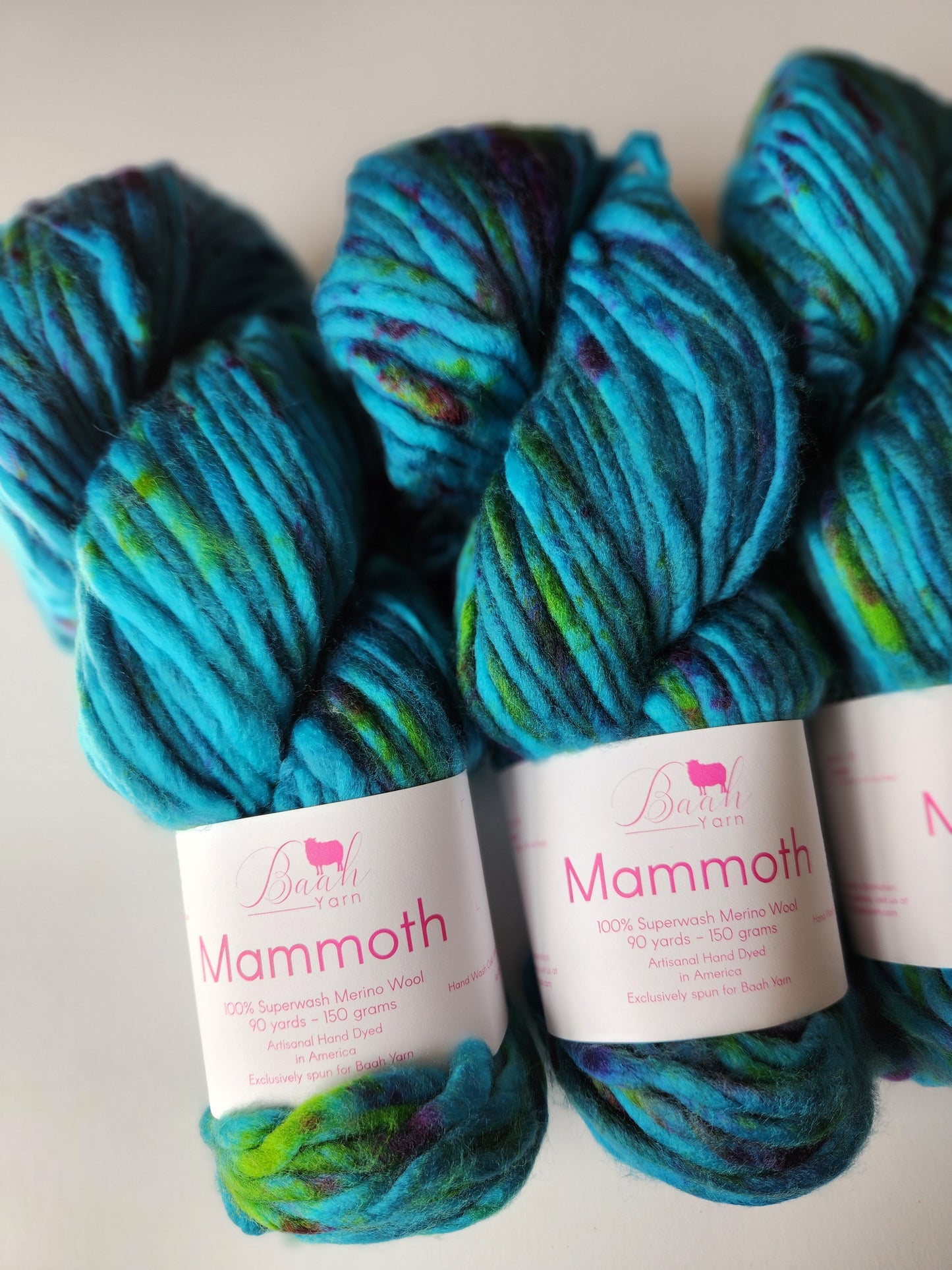 Baah Yarn | Mammoth | Light My Sapphire