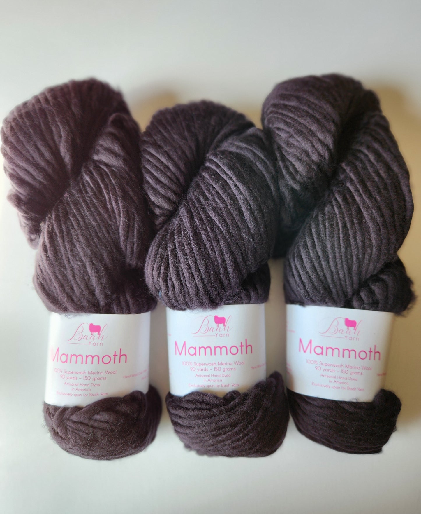 Baah Yarn | Mammoth | Black Pearl