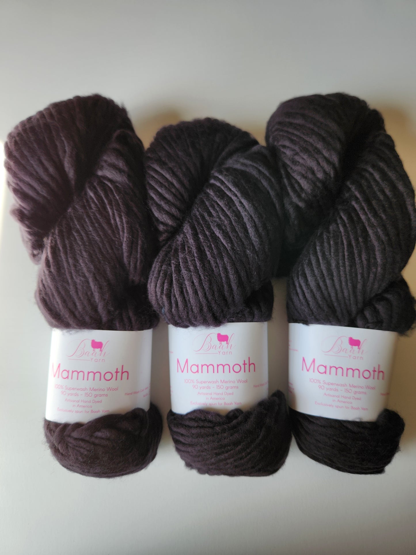 Baah Yarn | Mammoth | Black Pearl