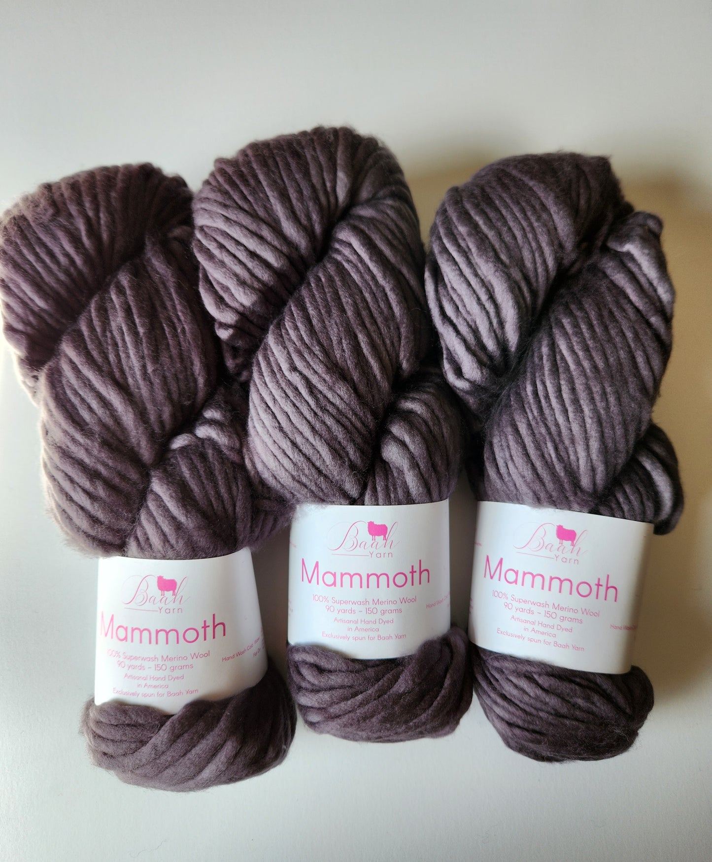 Baah Yarn | Mammoth | Obsidian