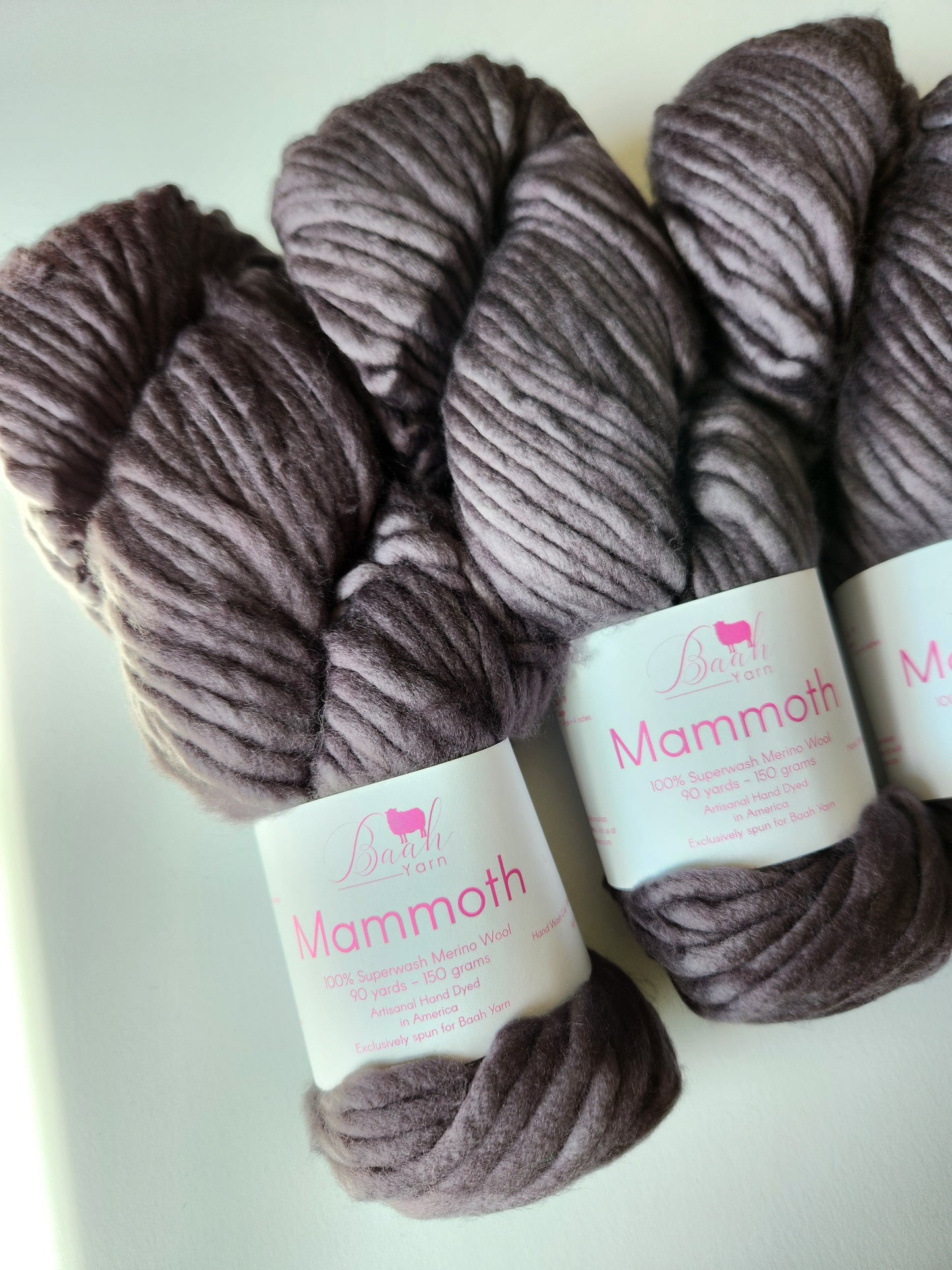 Baah Yarn | Mammoth | Obsidian