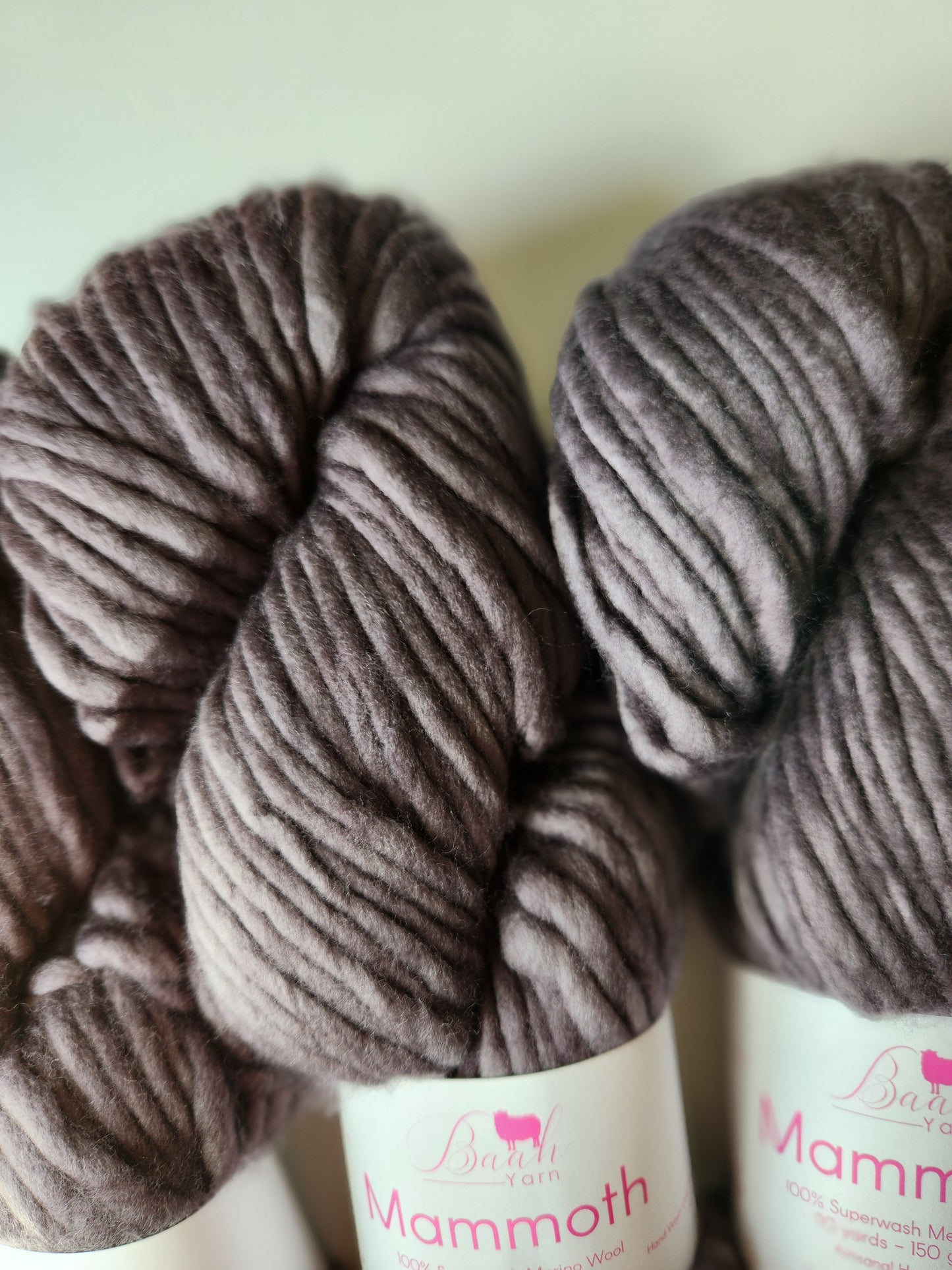 Baah Yarn | Mammoth | Obsidian