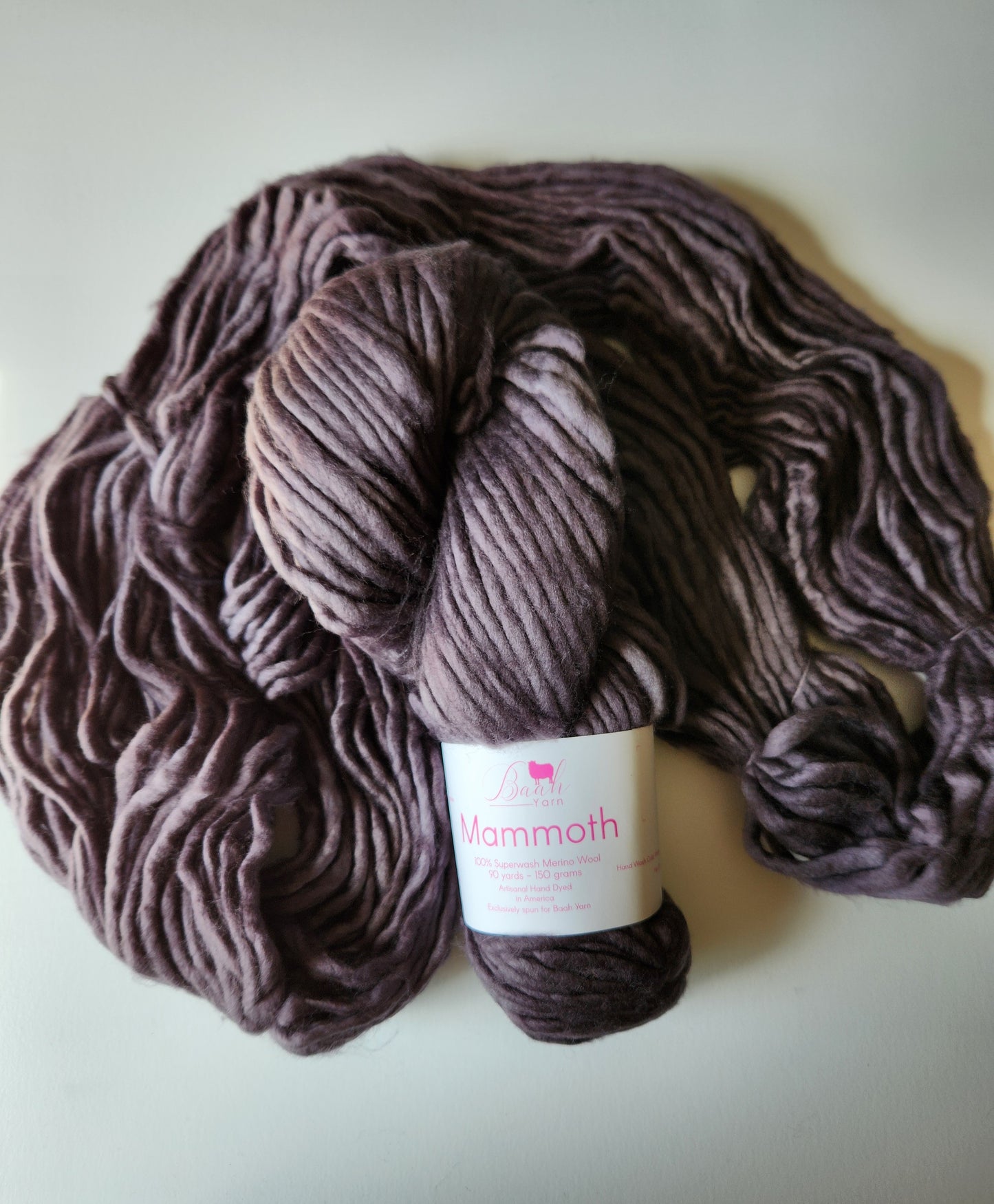 Baah Yarn | Mammoth | Obsidian