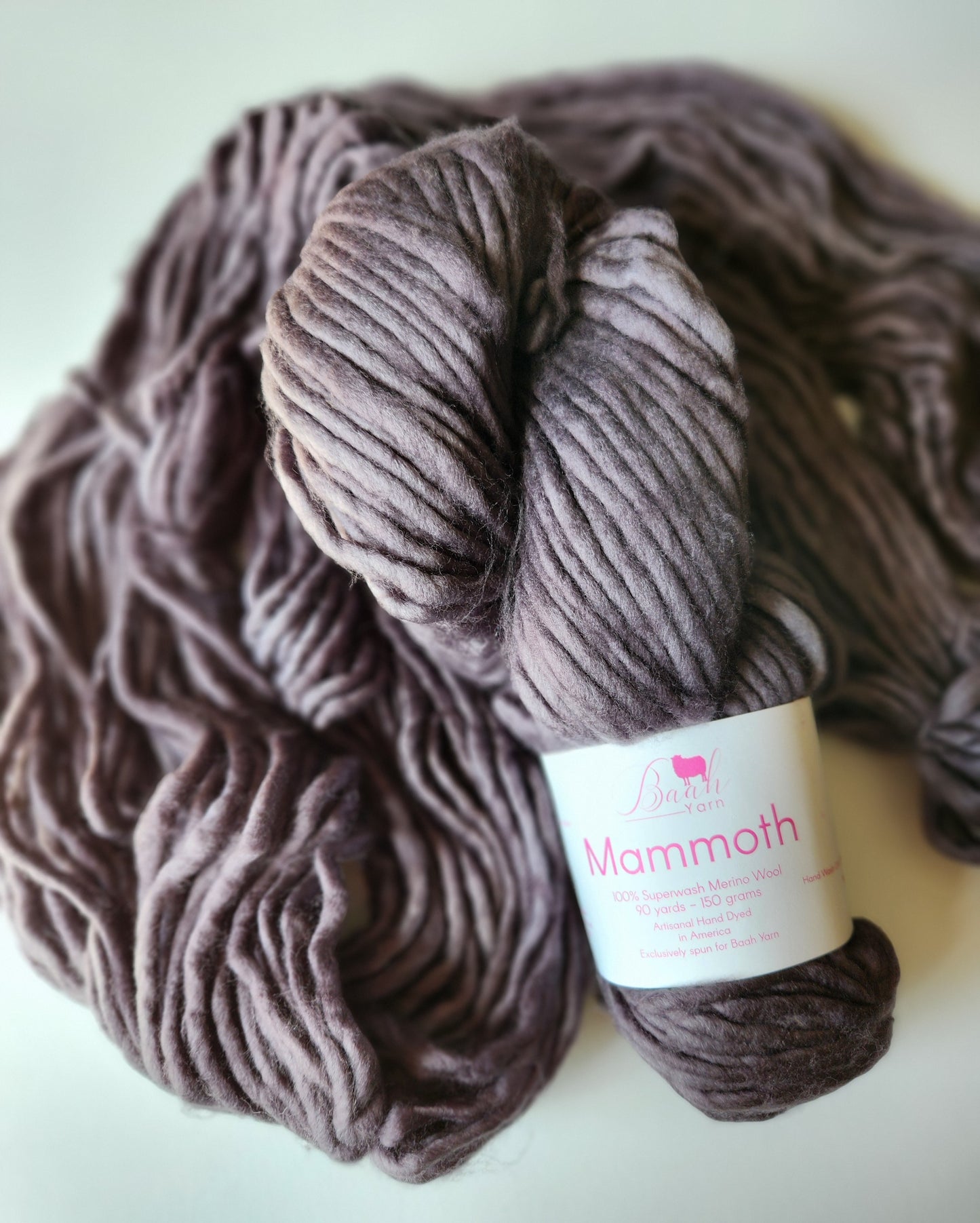 Baah Yarn | Mammoth | Obsidian