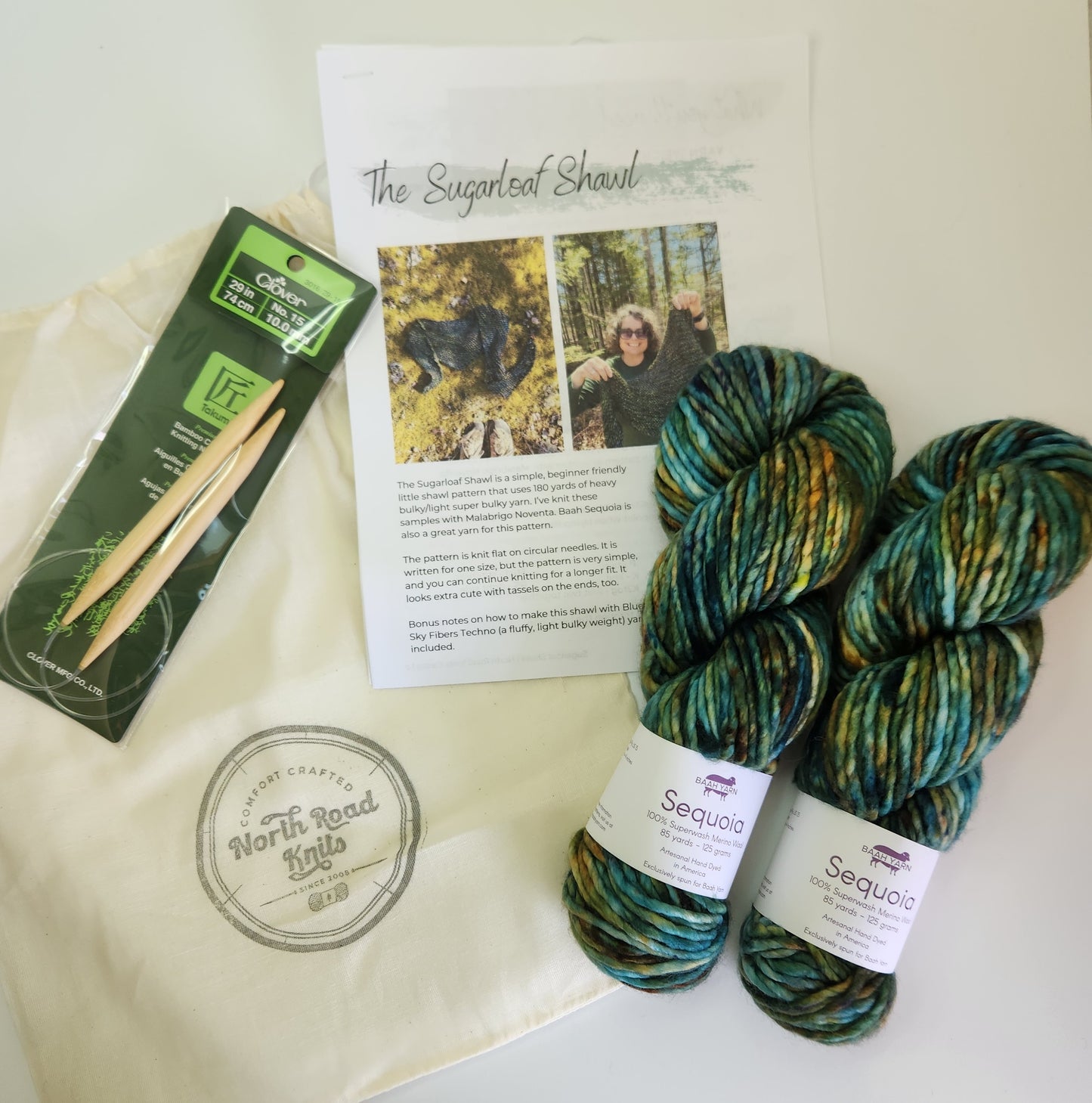 Sugarloaf Shawl Knitting Kit