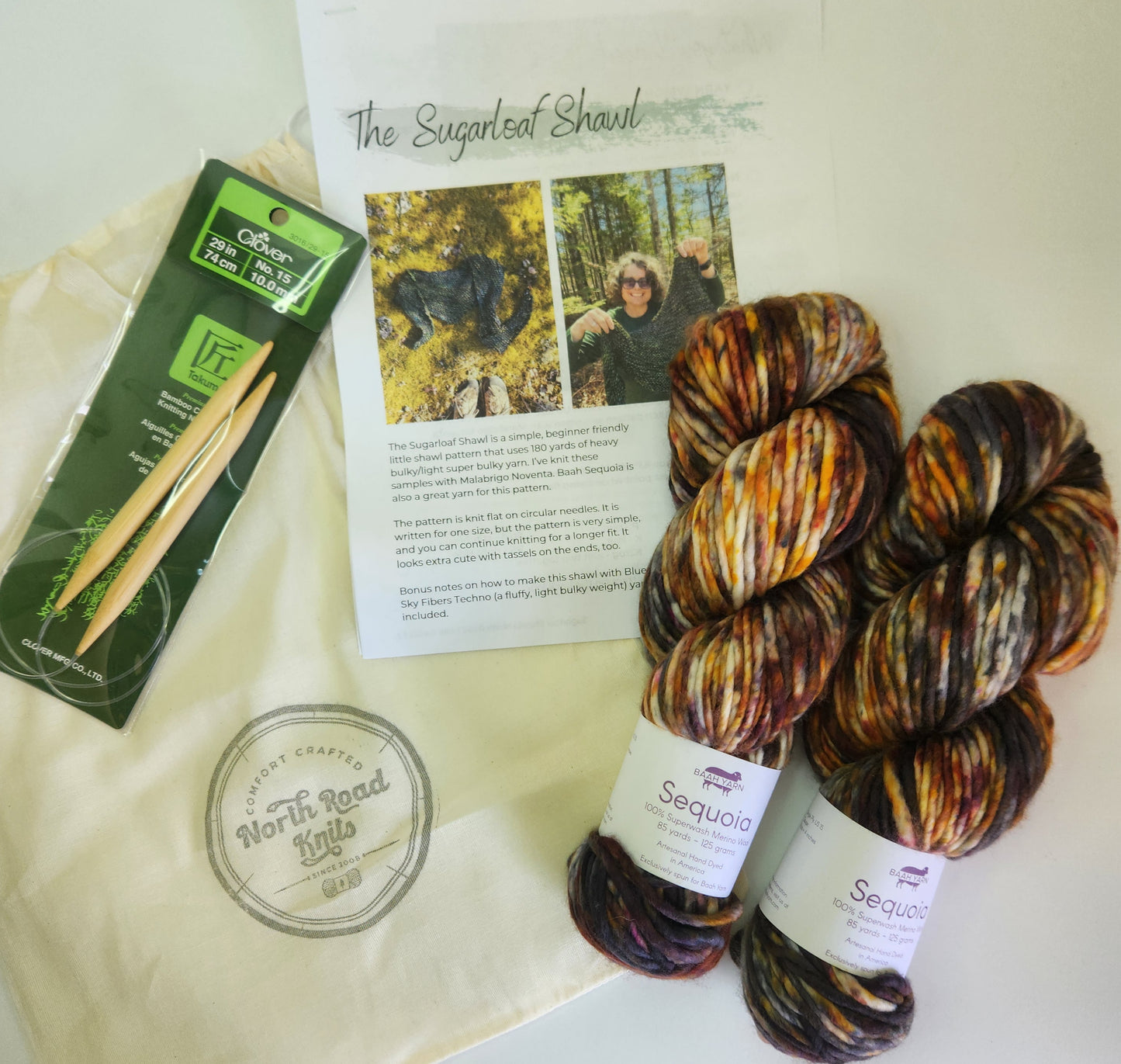 Sugarloaf Shawl Knitting Kit