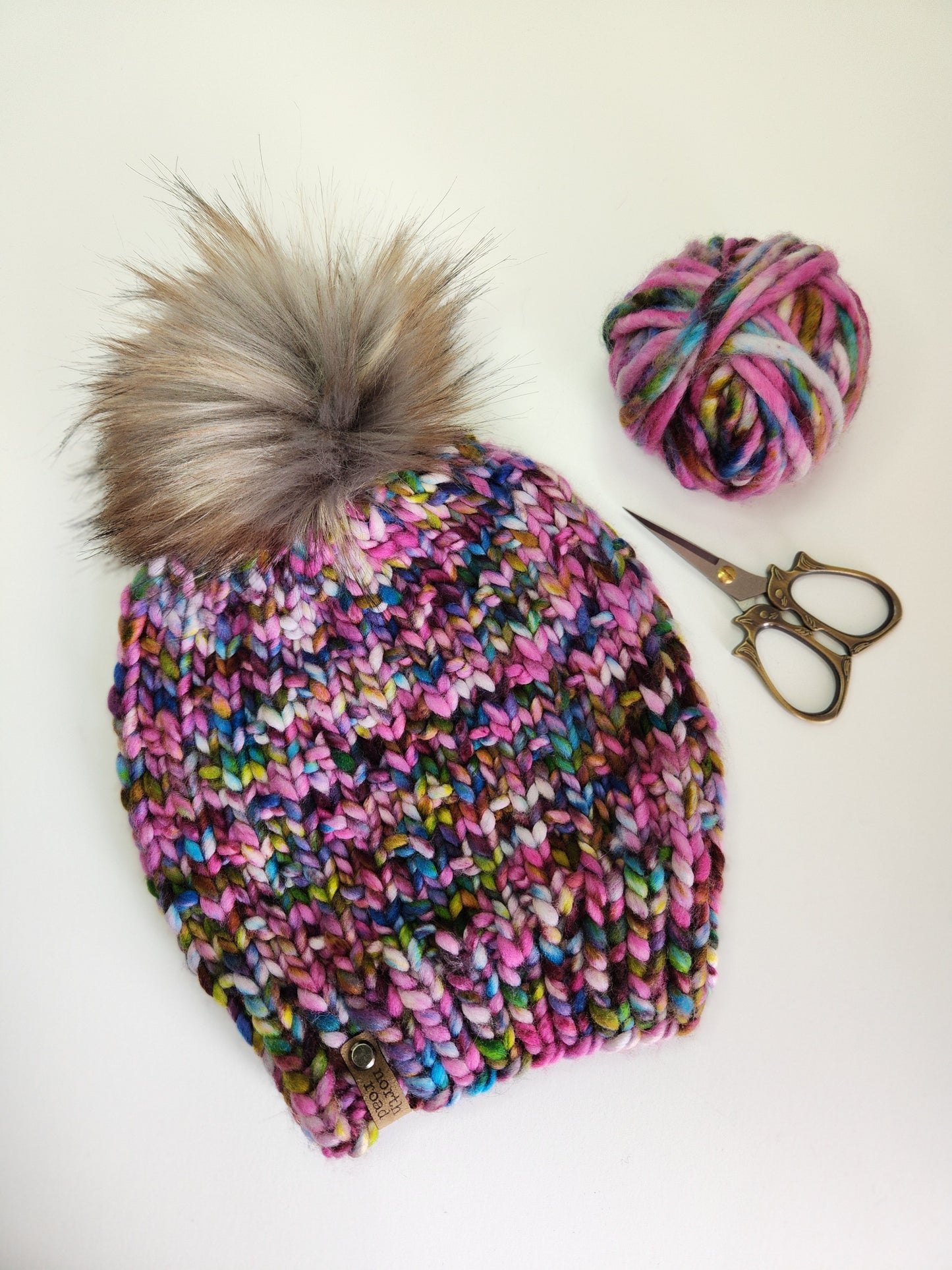 Merino Wool Pom Hat