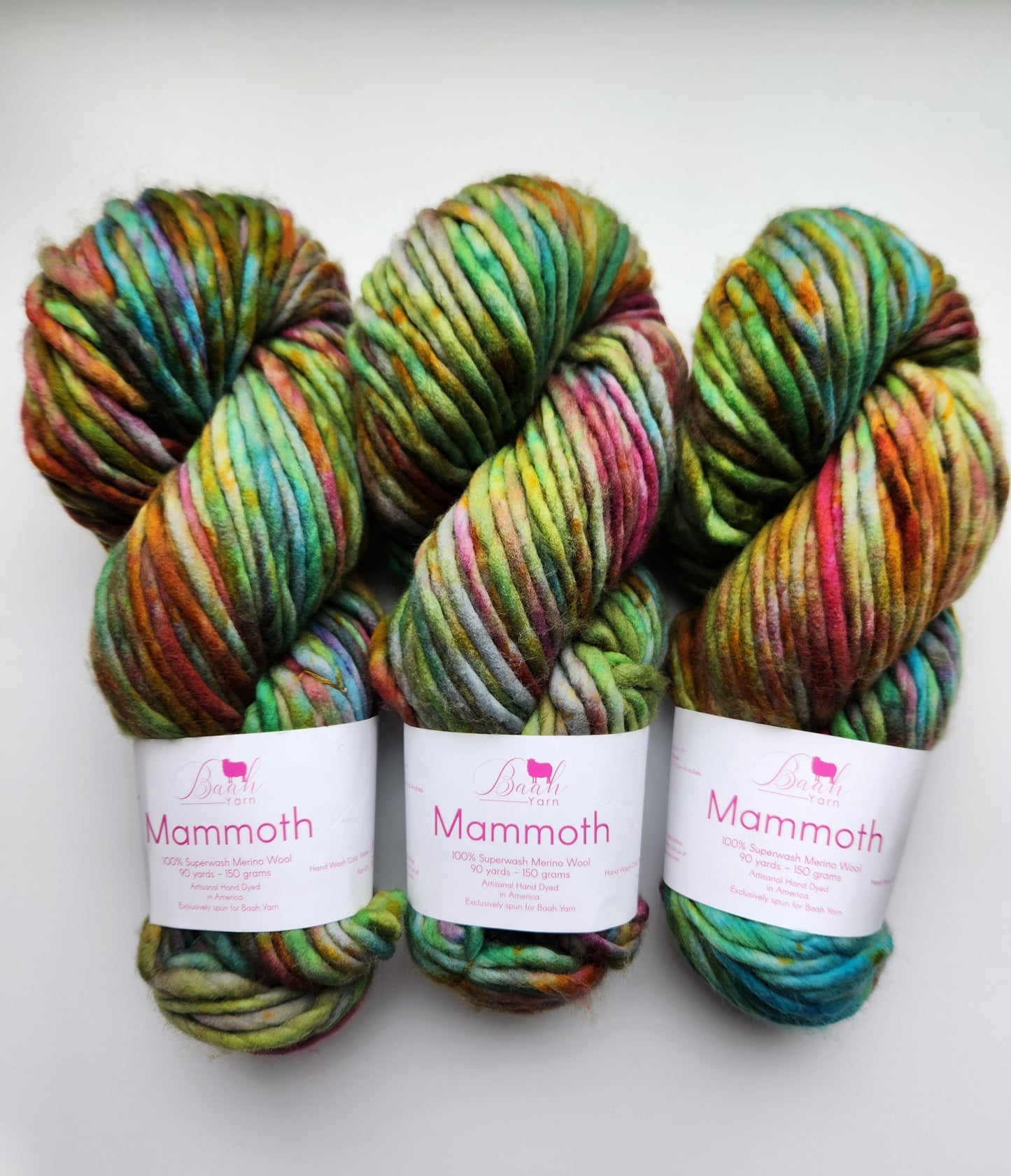 Baah Yarn | Mammoth | Green Eyed Lady