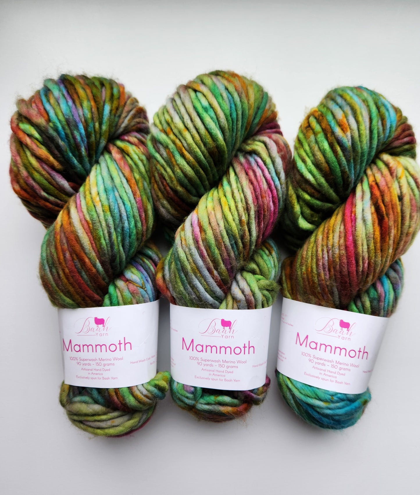 Baah Yarn | Mammoth | Green Eyed Lady