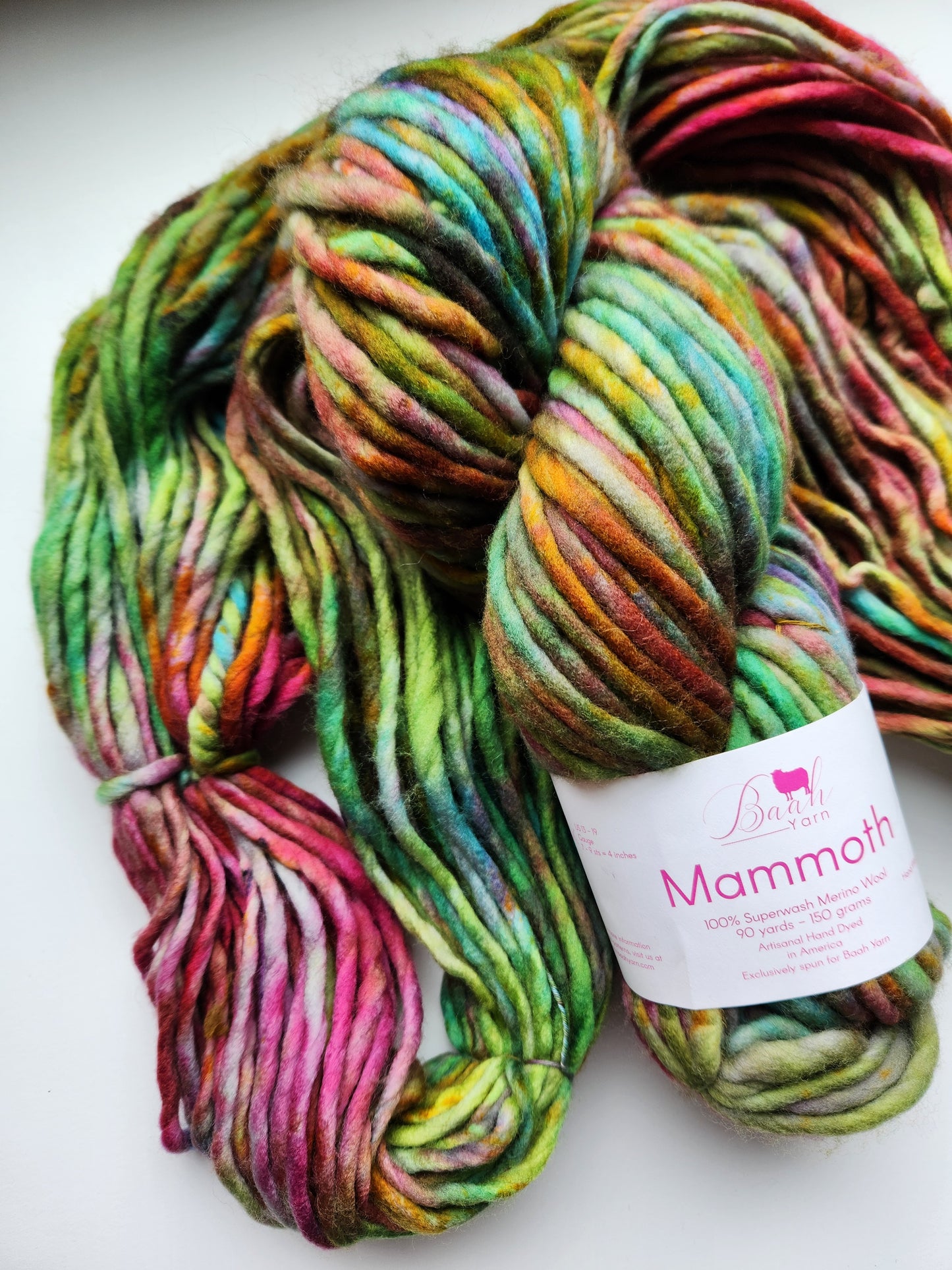 Baah Yarn | Mammoth | Green Eyed Lady