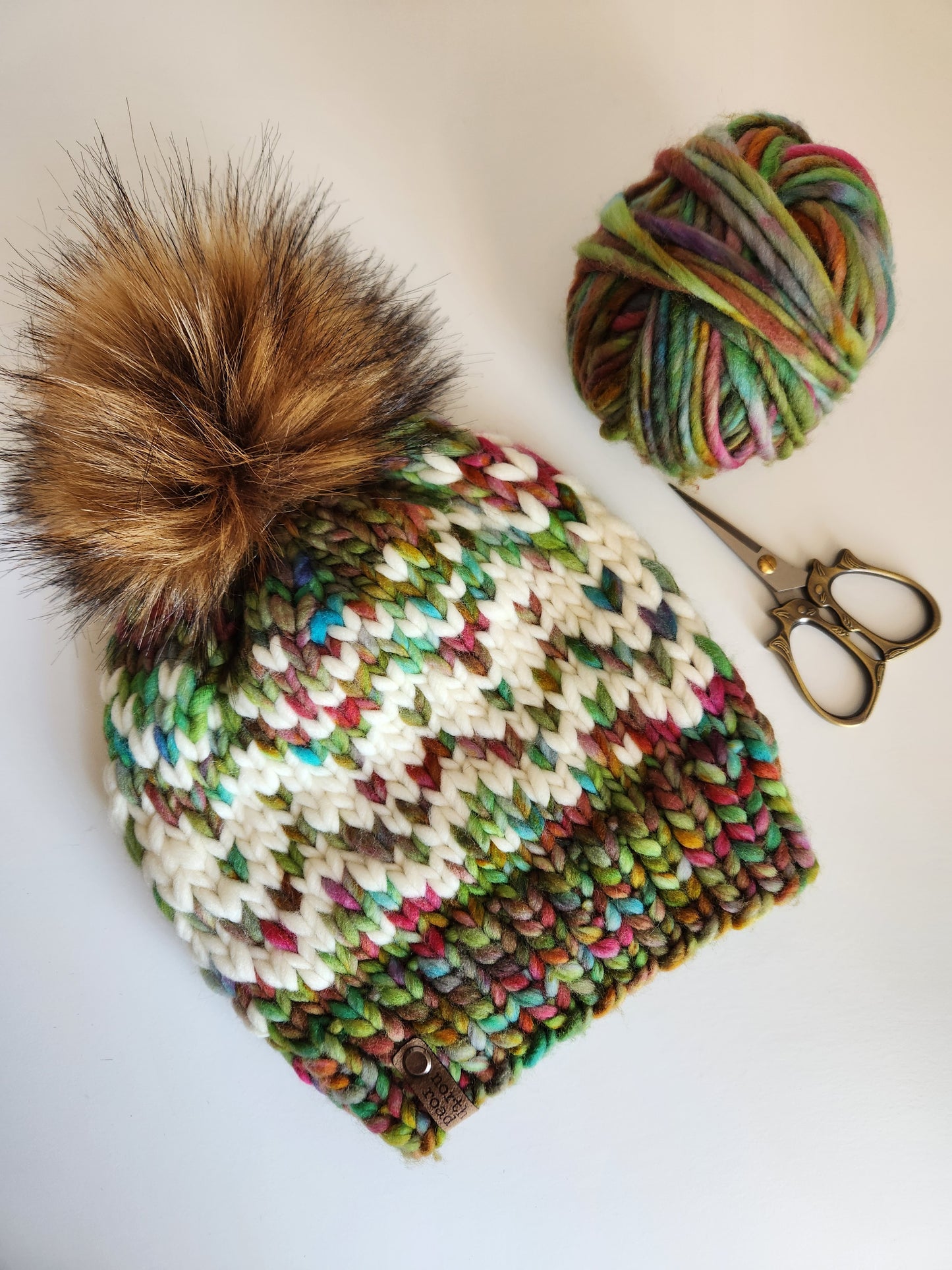 Merino Wool Pom Hat