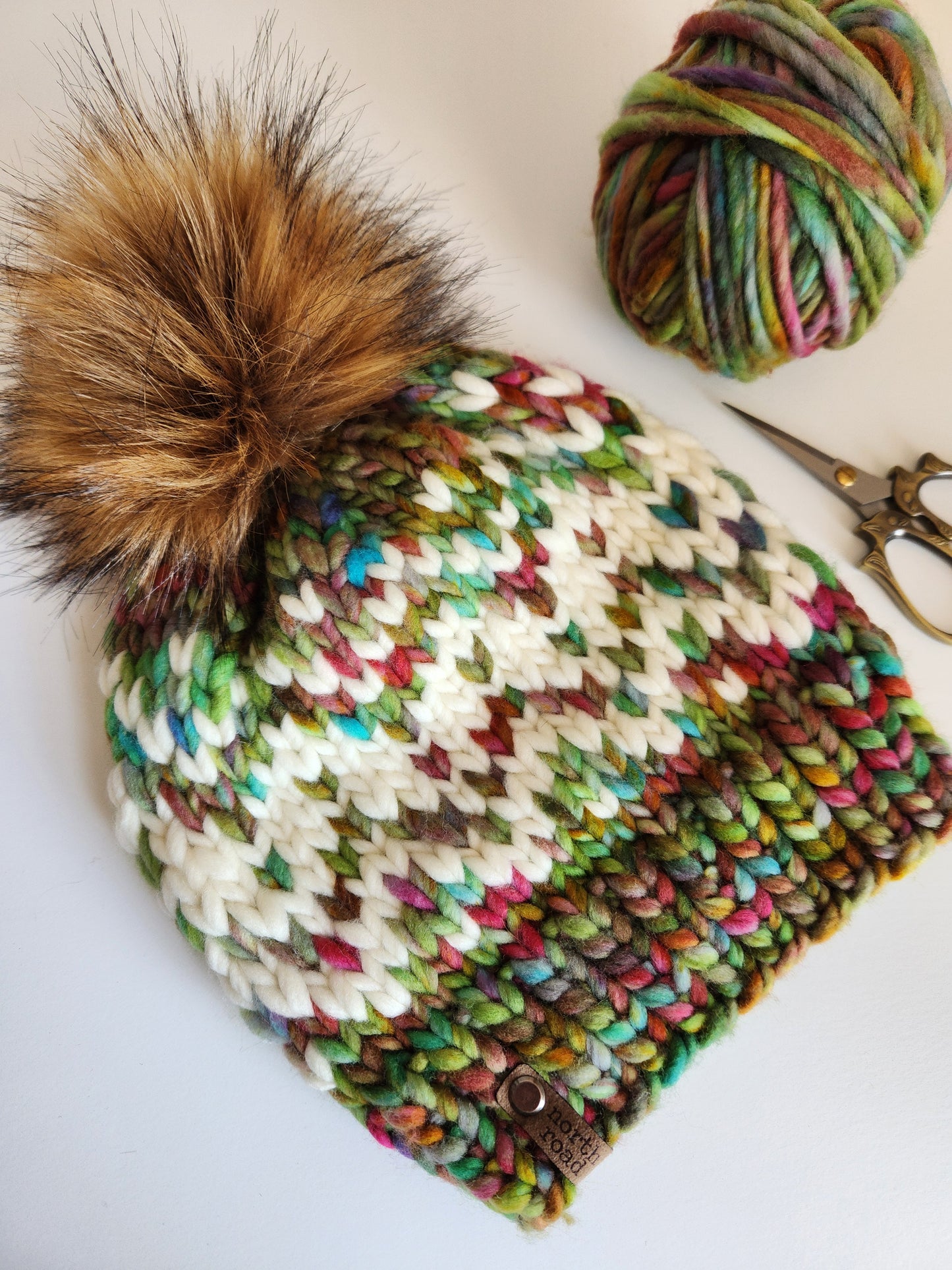 Merino Wool Pom Hat