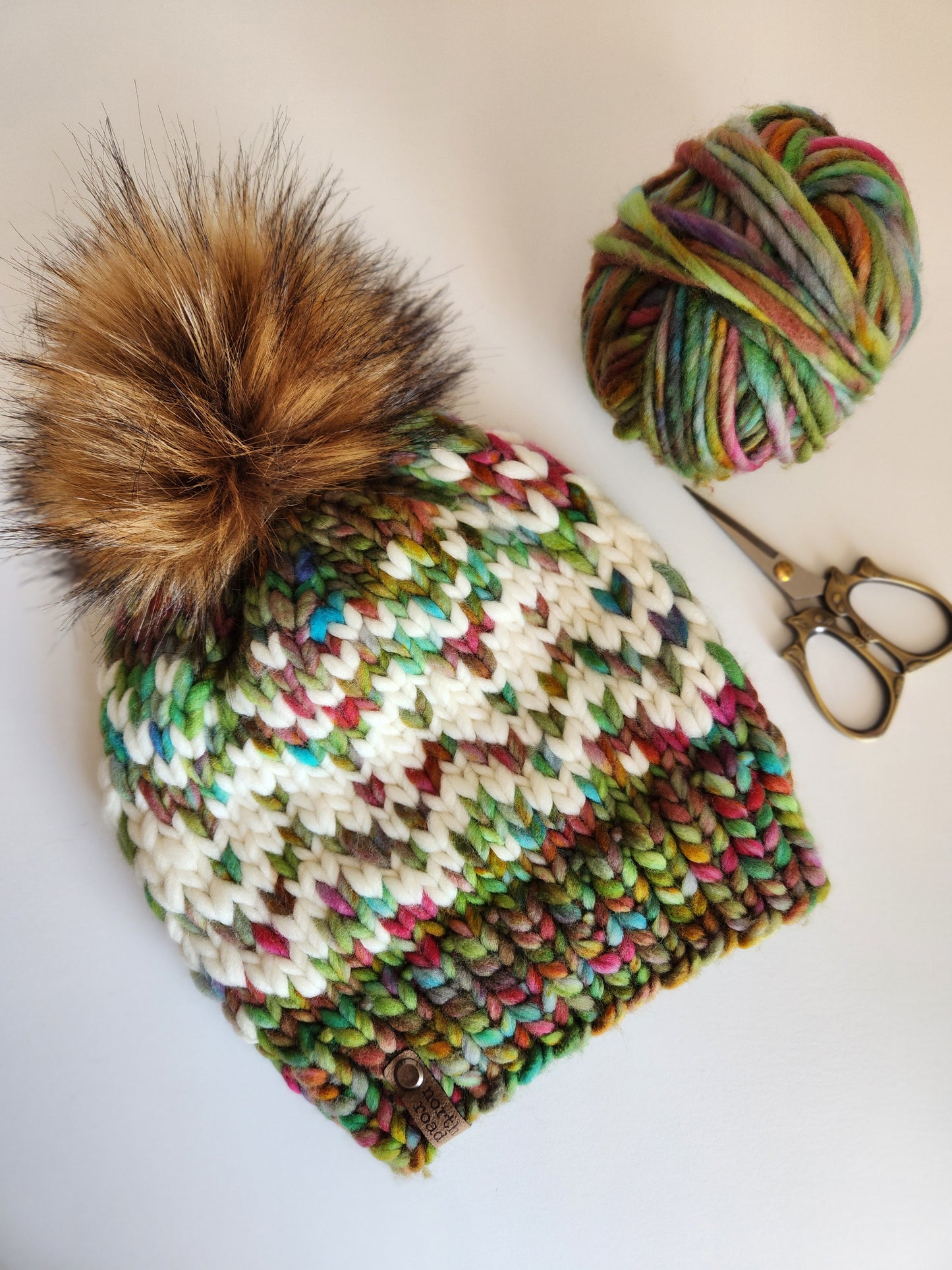 Merino Wool Pom Hat