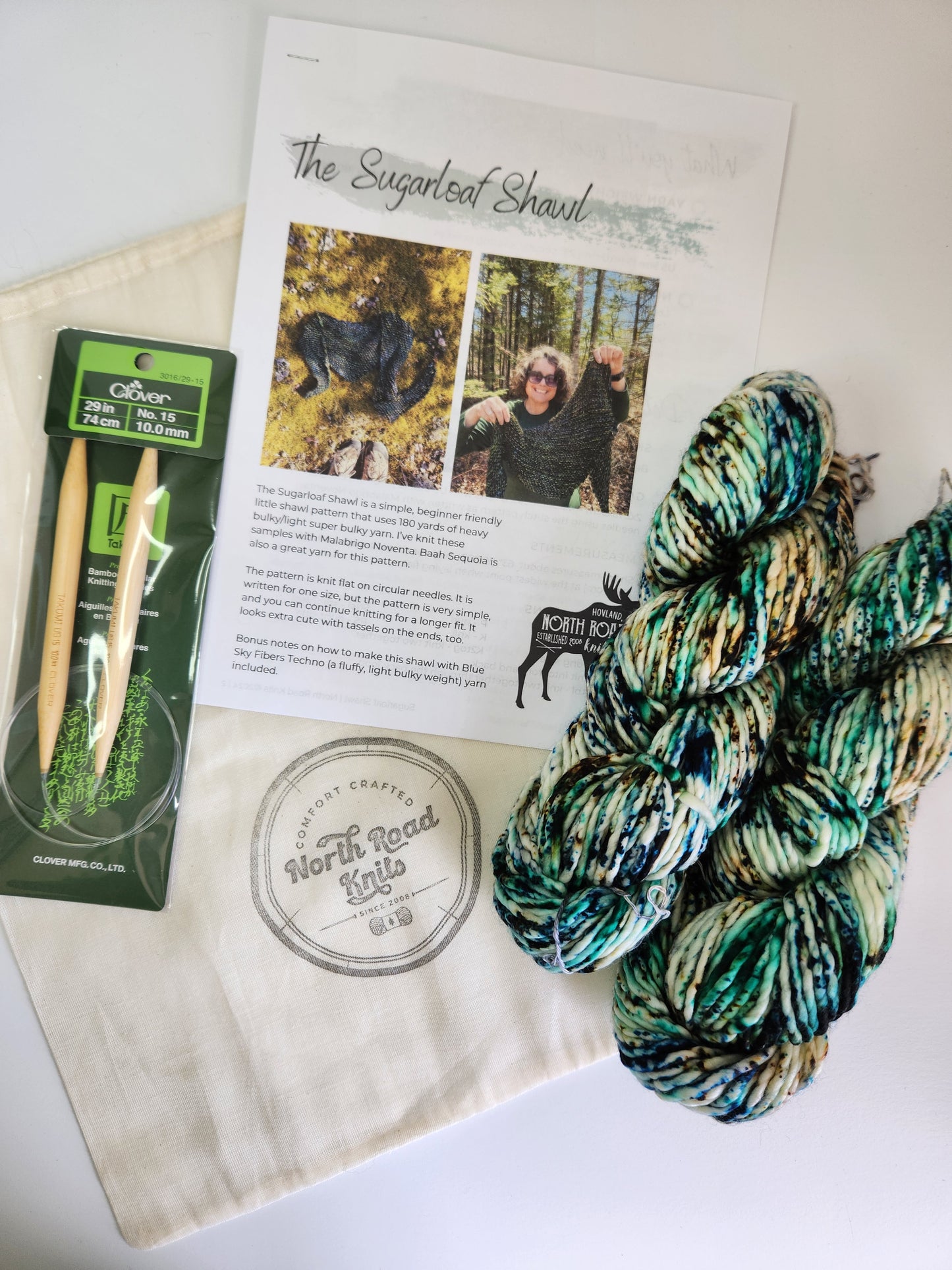 Sugarloaf Shawl Knitting Kit