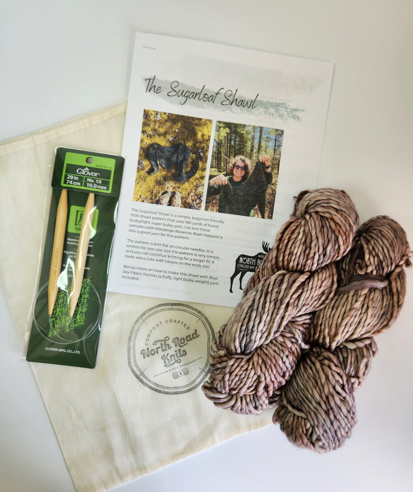 Sugarloaf Shawl Knitting Kit