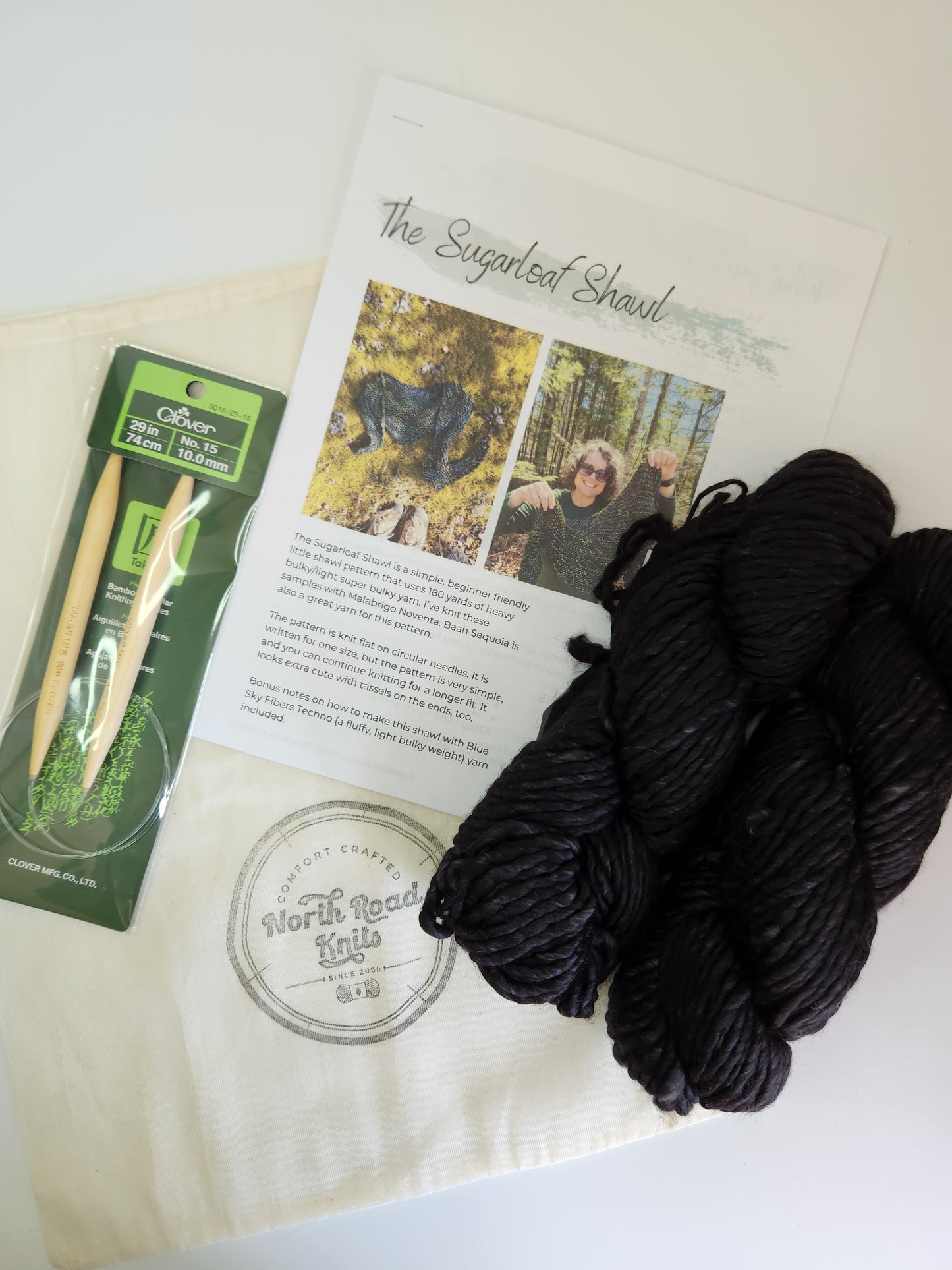 Sugarloaf Shawl Knitting Kit