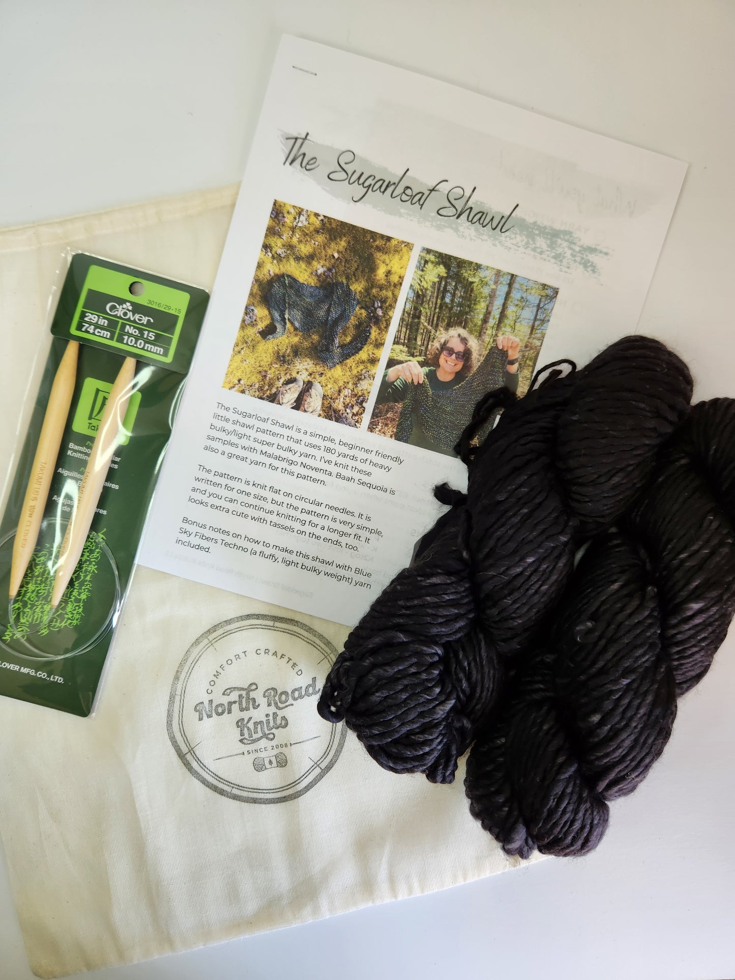 Sugarloaf Shawl Knitting Kit