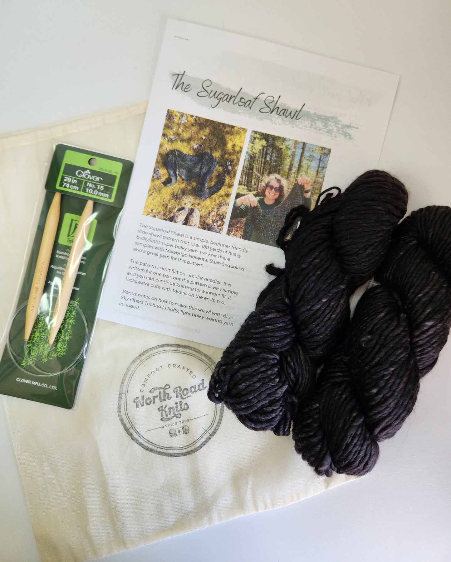 Sugarloaf Shawl Knitting Kit