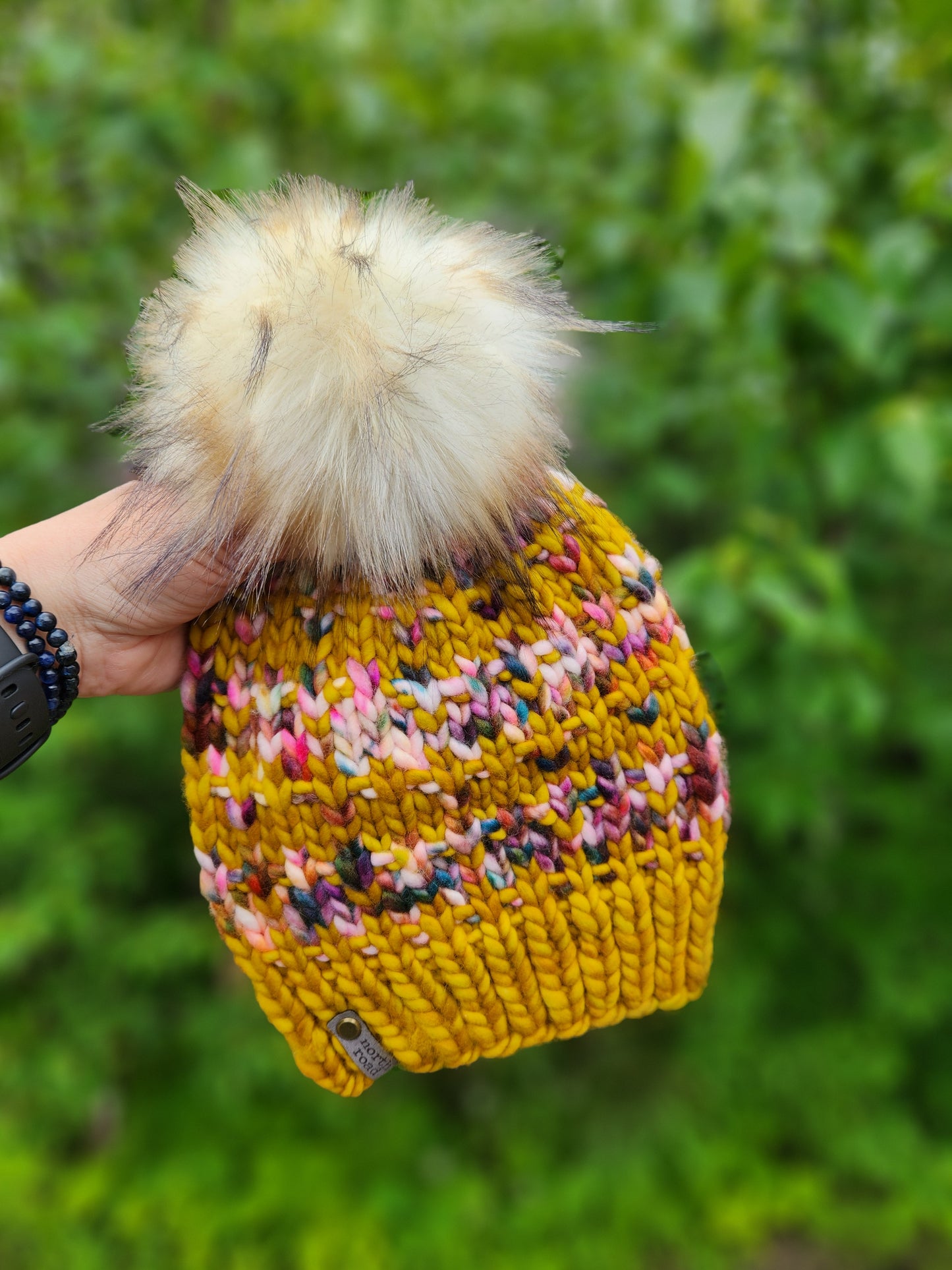 Merino Wool Pom Hat