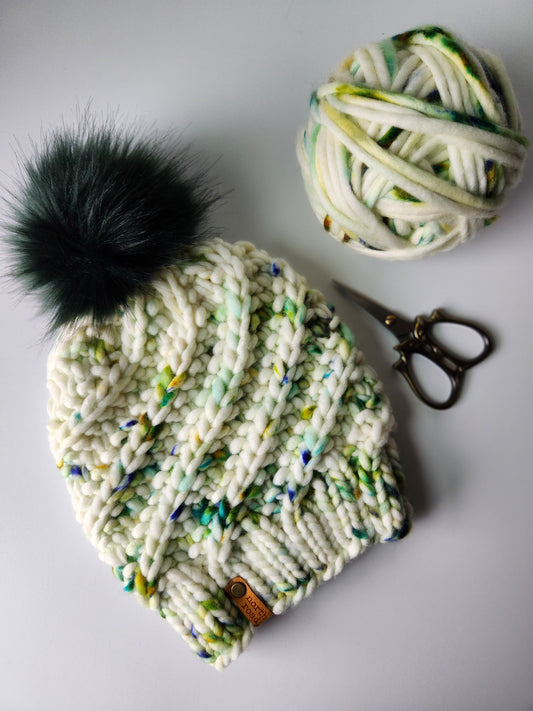 Merino Wool Pom Hat