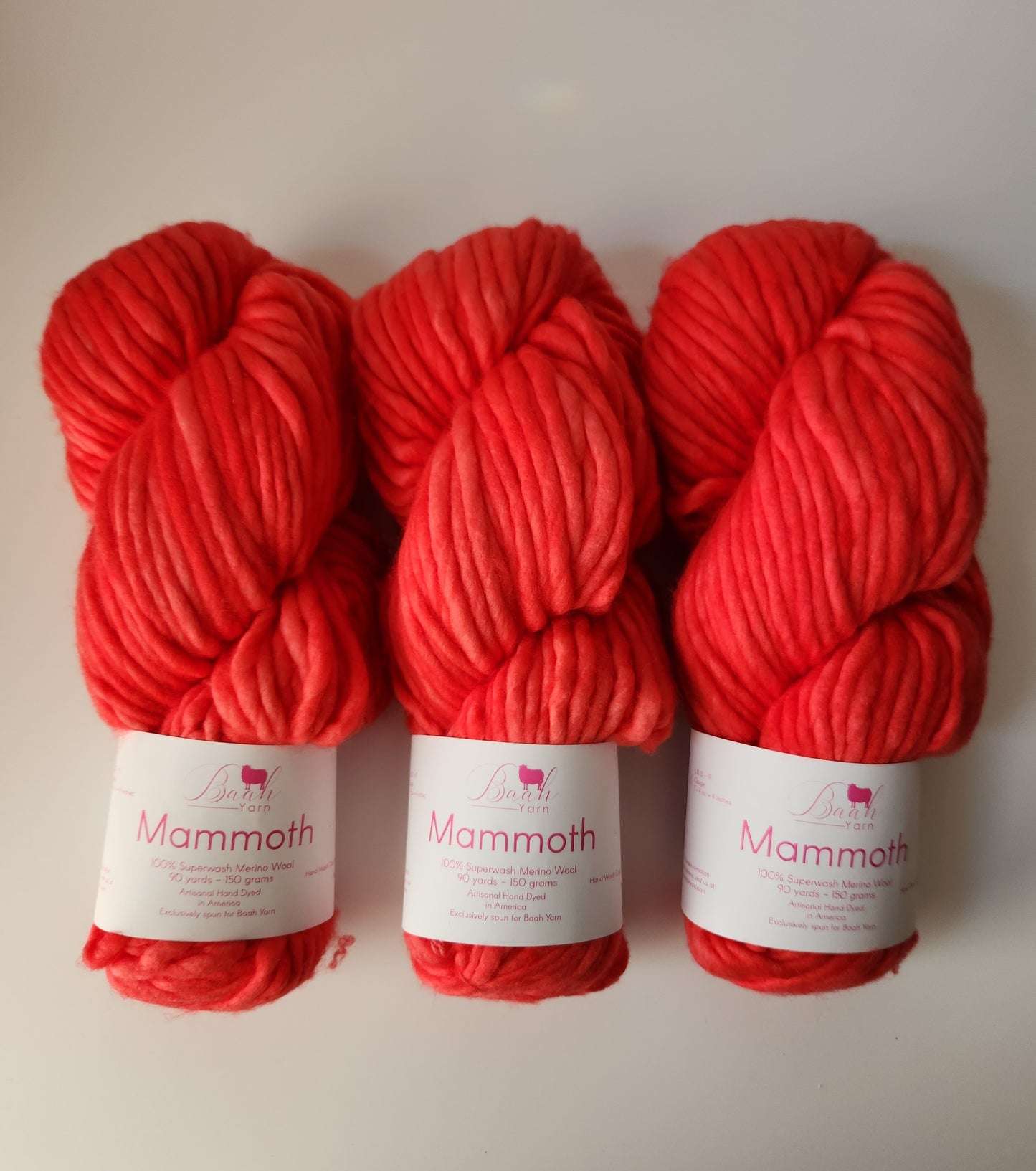 Baah Yarn | Mammoth | Watermelon Sugar