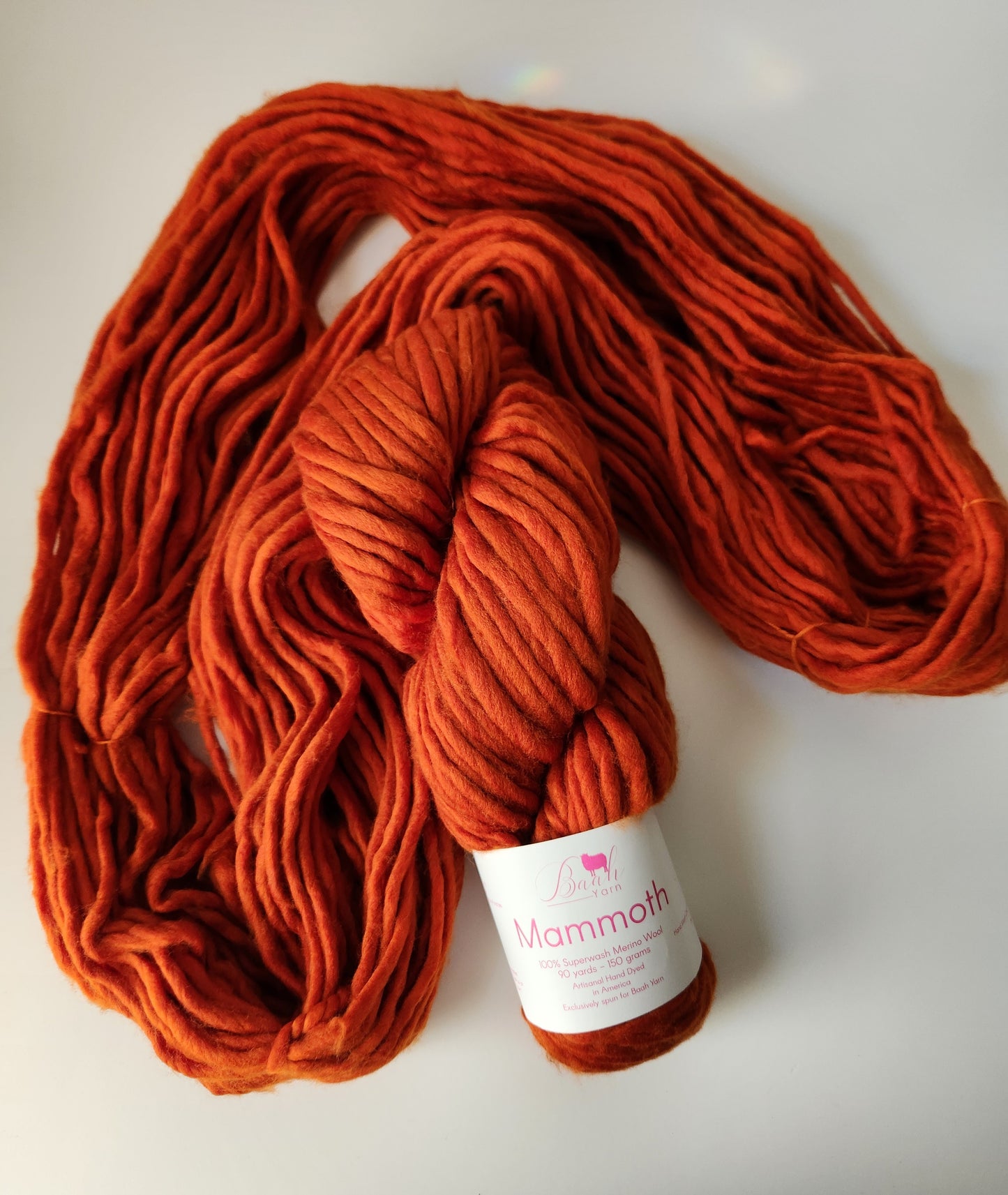 Baah Yarn | Mammoth | Orange Amber