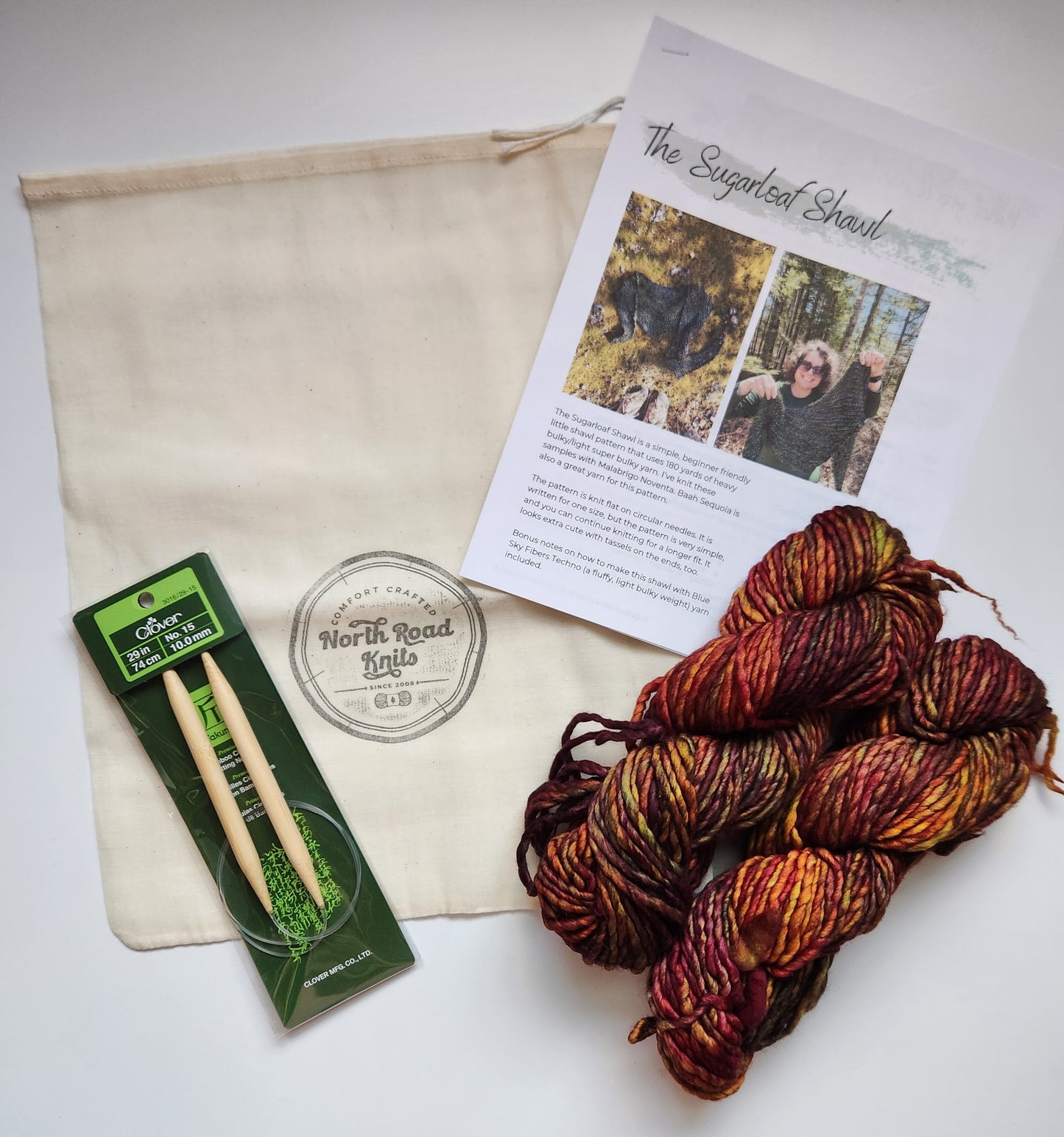 Sugarloaf Shawl Knitting Kit