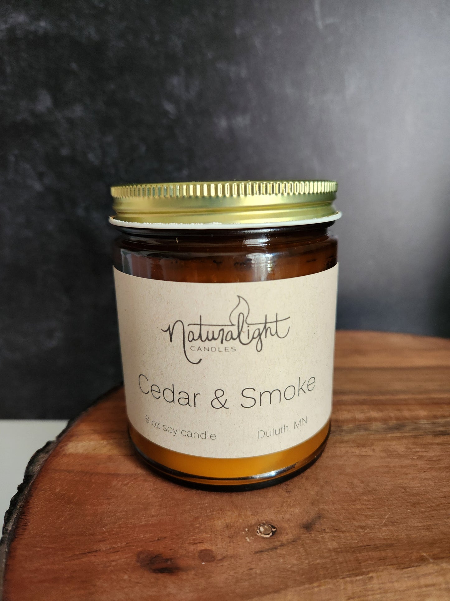 Naturalight Candle, Cedar & Smoke