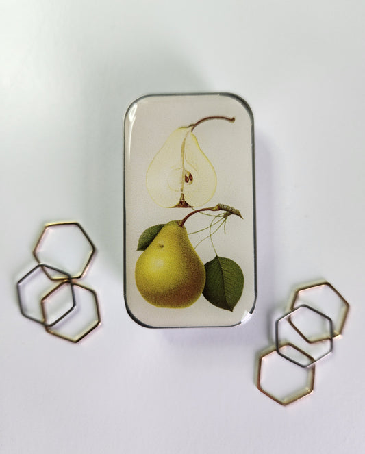 Small Pear Notions Tin