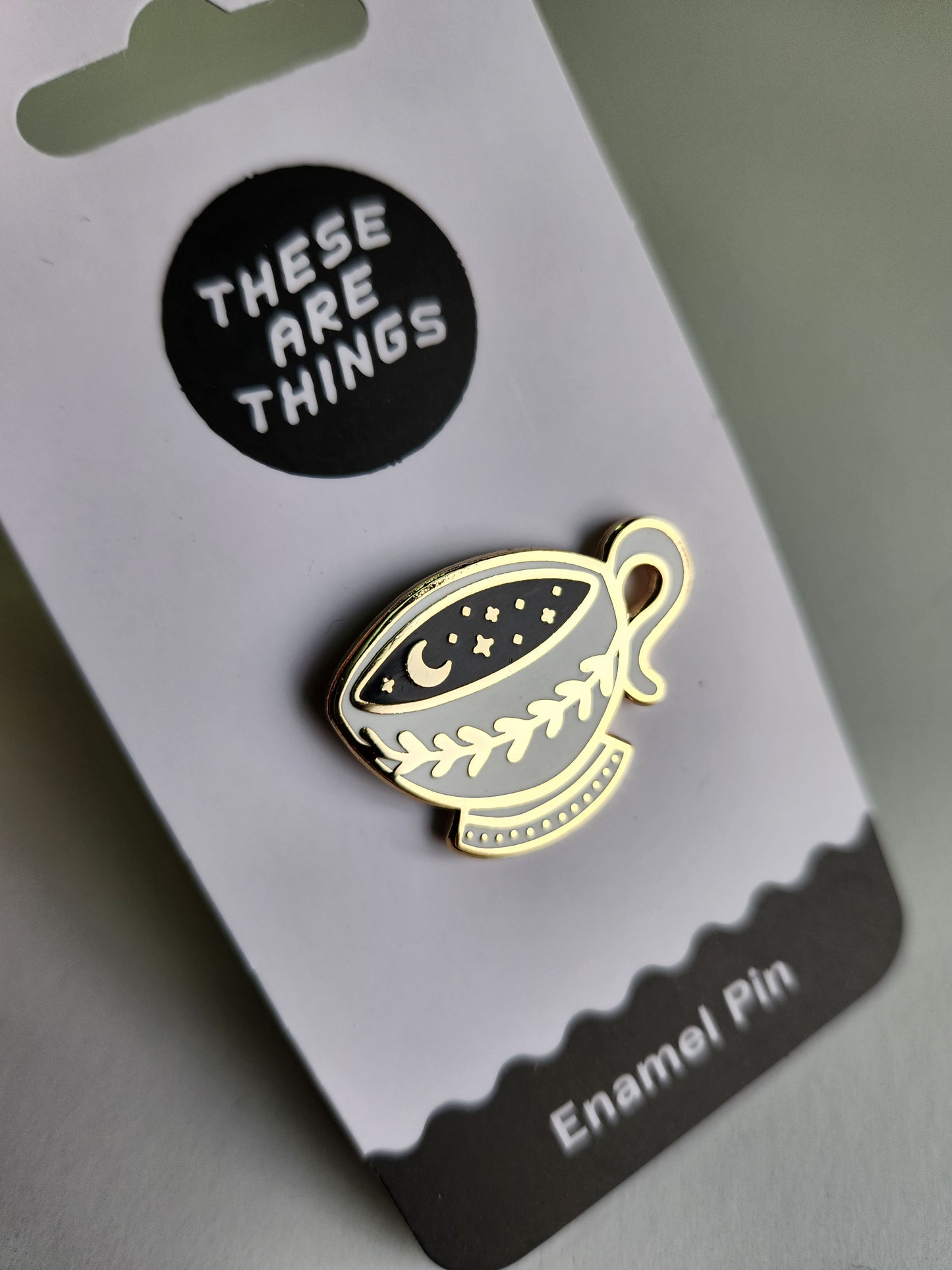 Nighty Night Tea Enamel Pin