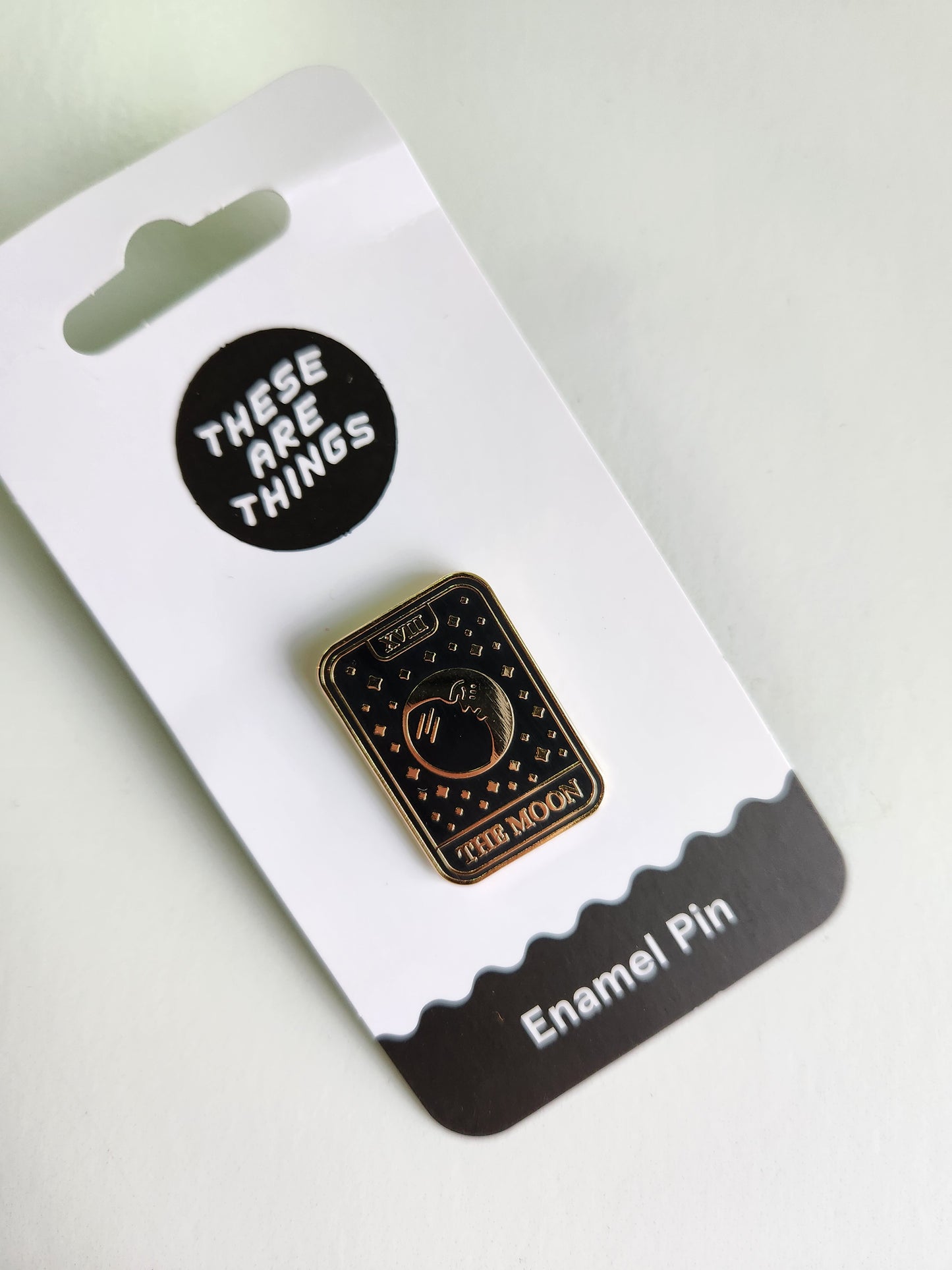 Moon Tarot Enamel Pin