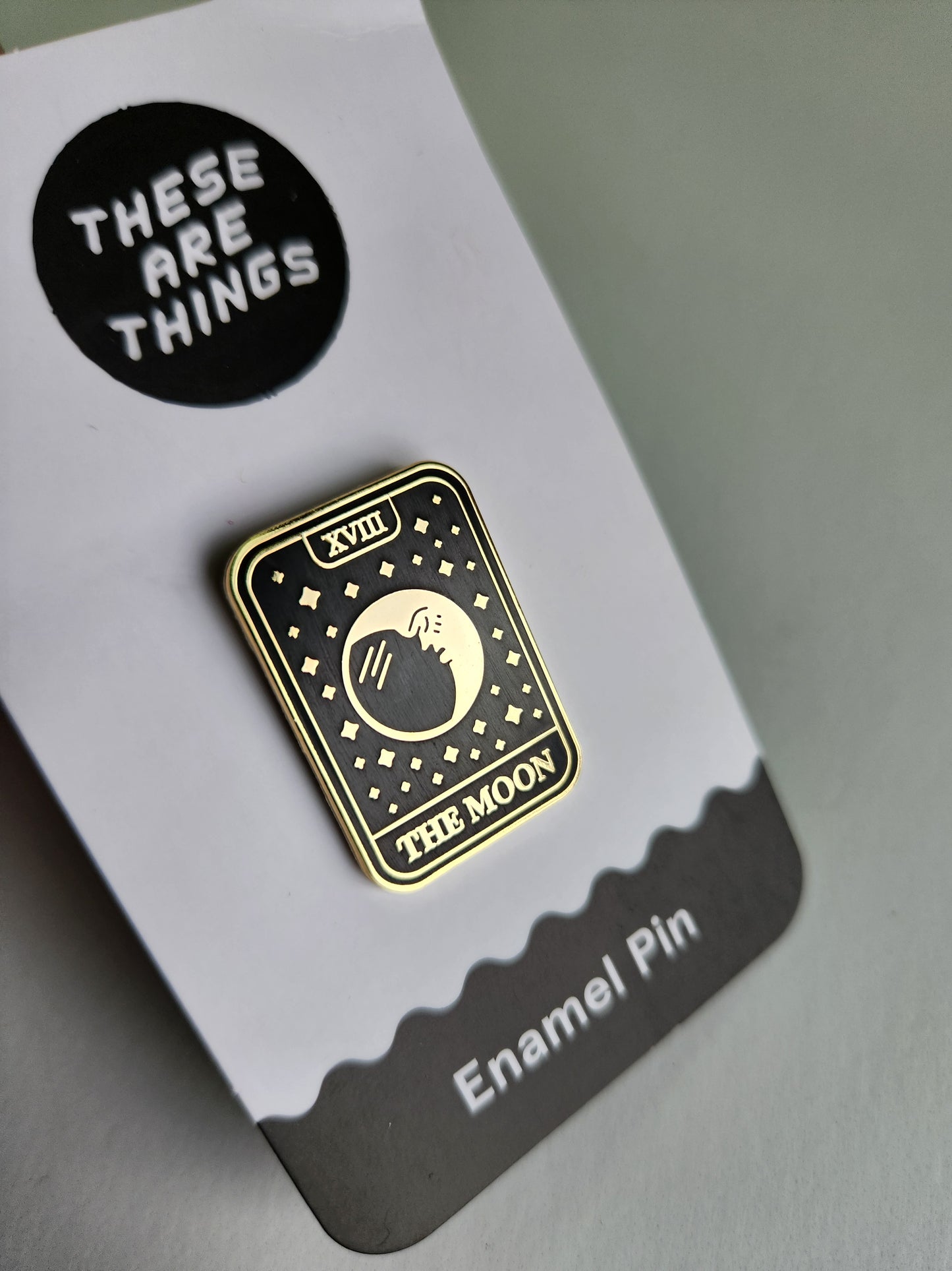 Moon Tarot Enamel Pin