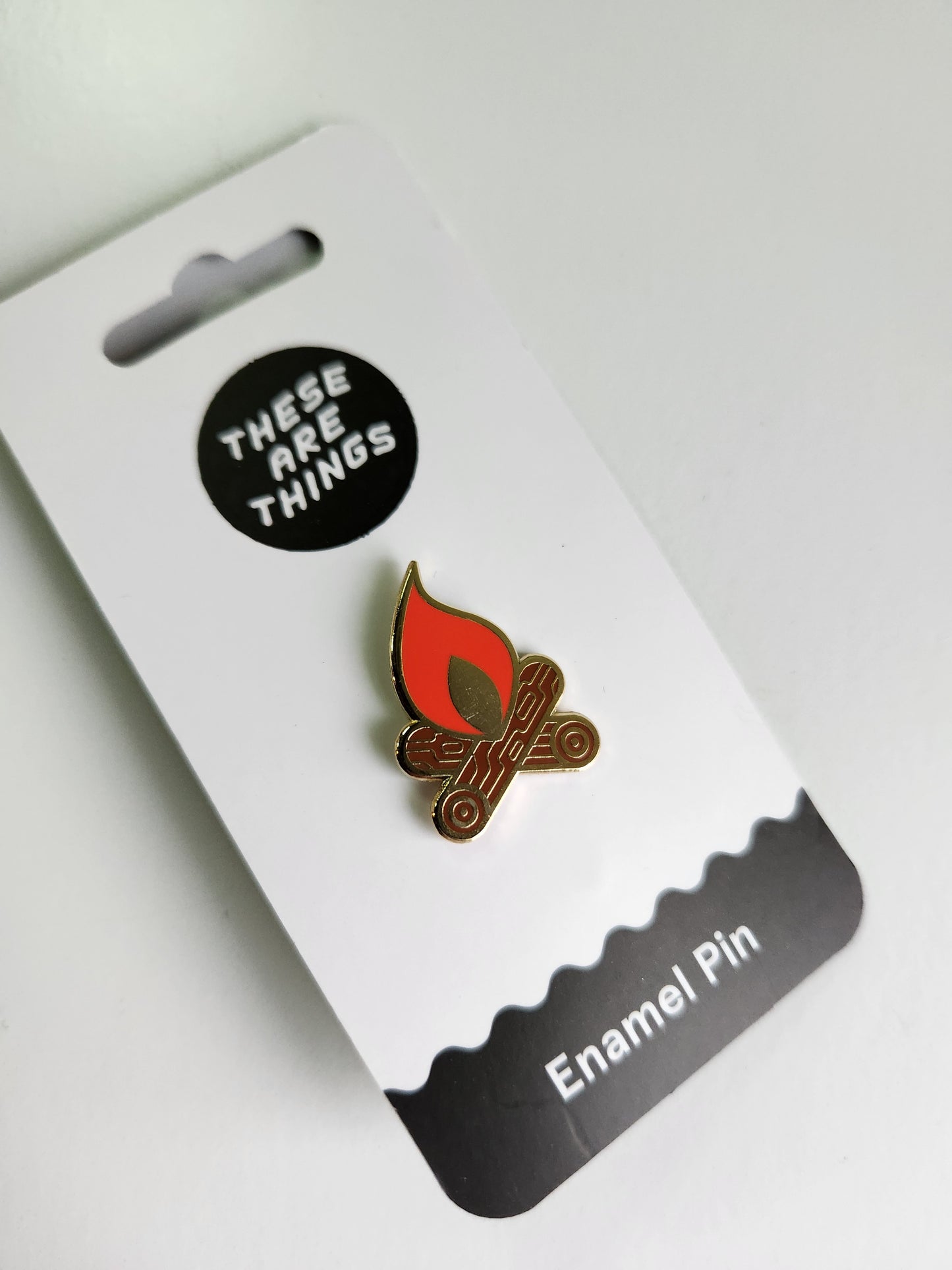 Campfire Enamel Pin