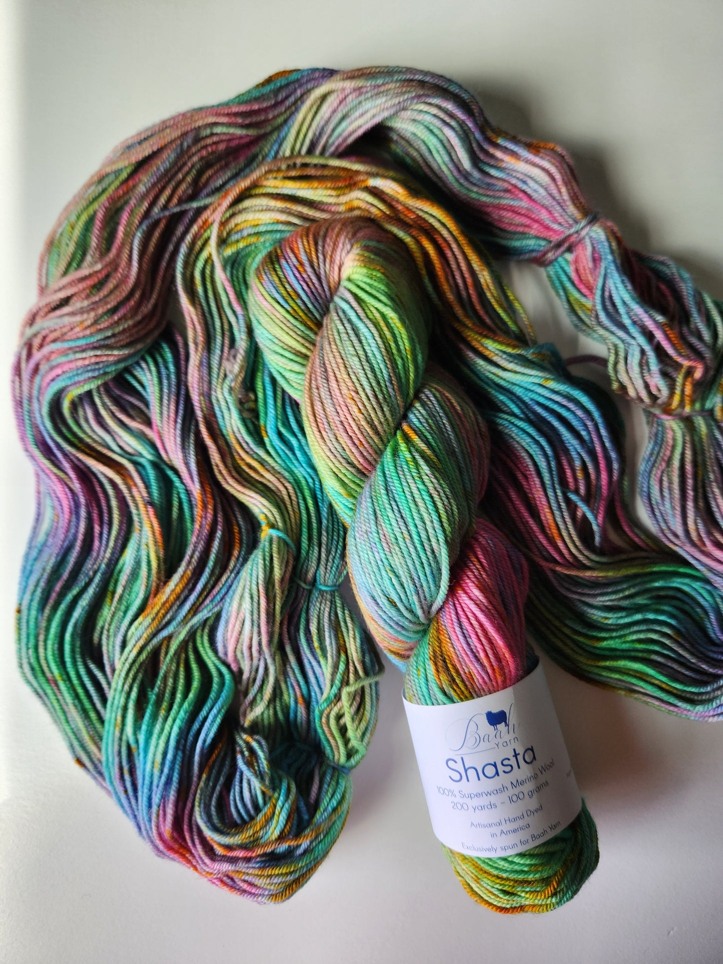 Baah Yarn | Shasta | Green Eyed Lady