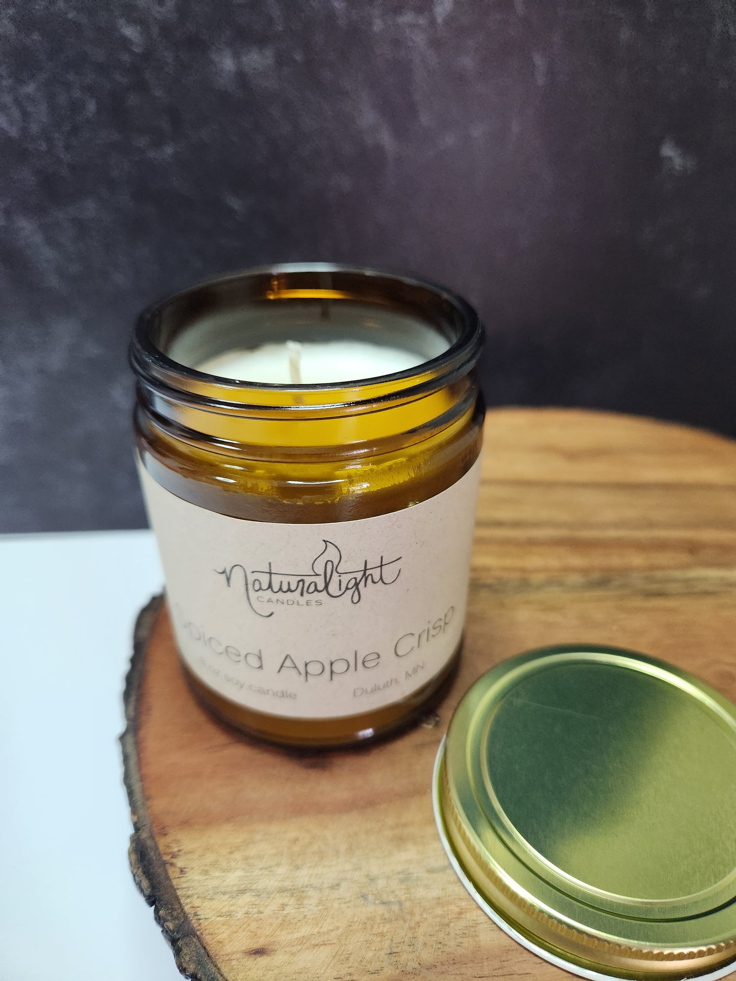 Naturalight Candle, Spiced Apple Crisp