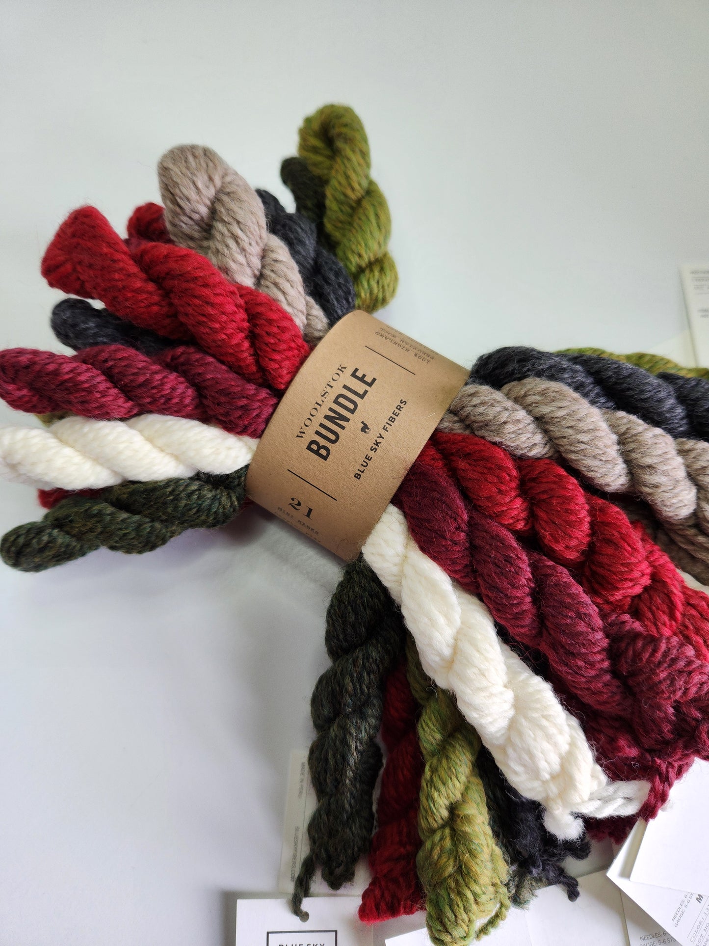 Blue Sky Fibers | Woolstok Worsted Bundle | Holiday Cheer