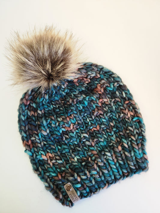 Merino Wool Pom Hat