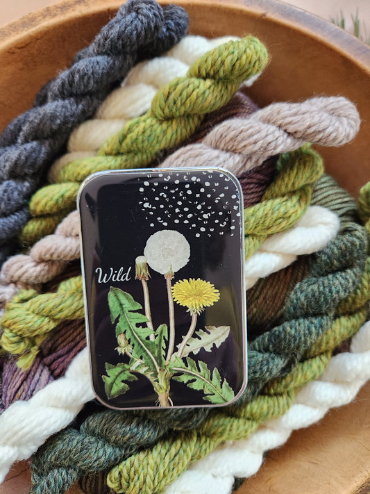 Large Dandelion Notions Tin