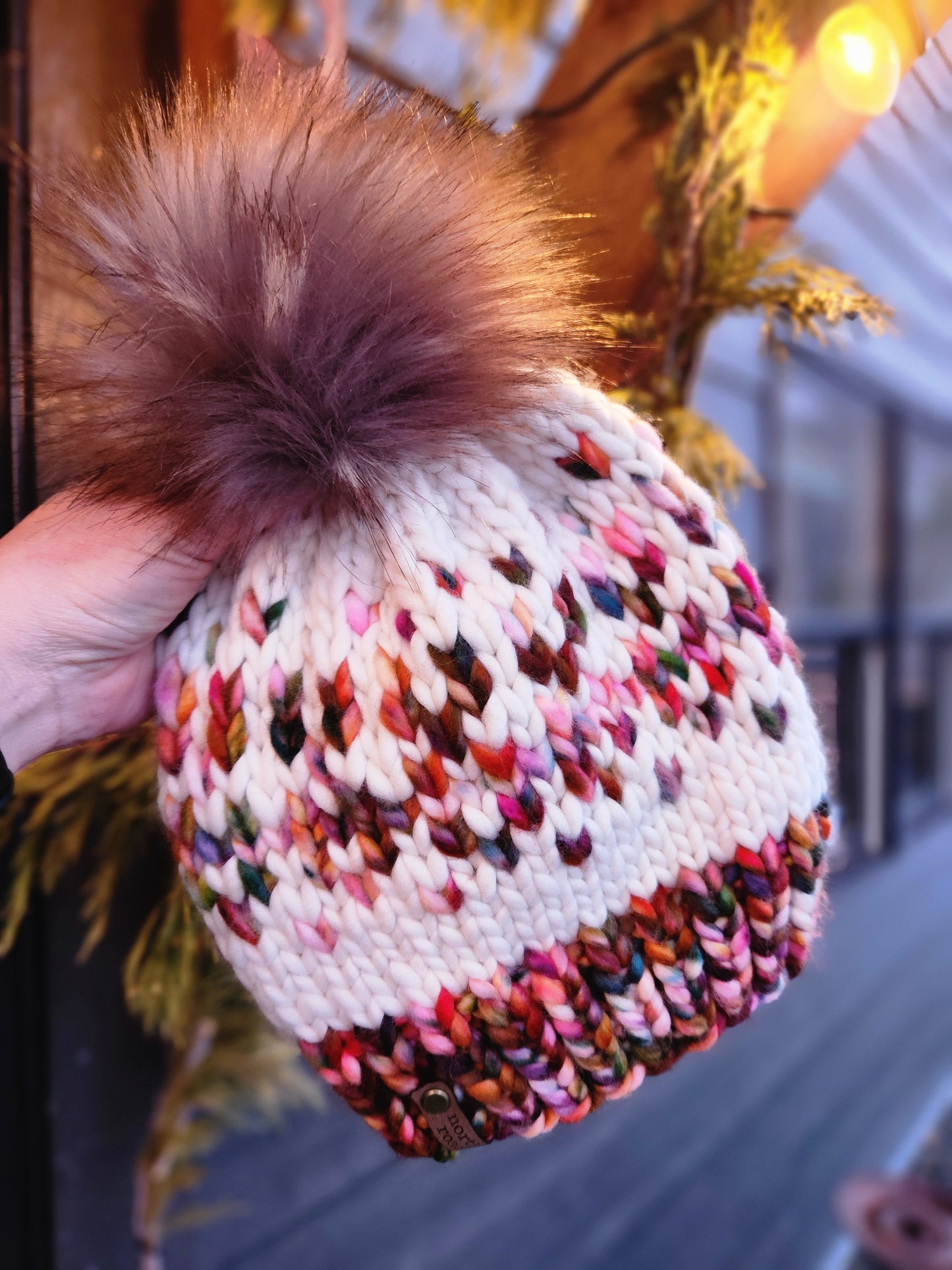 Merino Wool Pom Hat